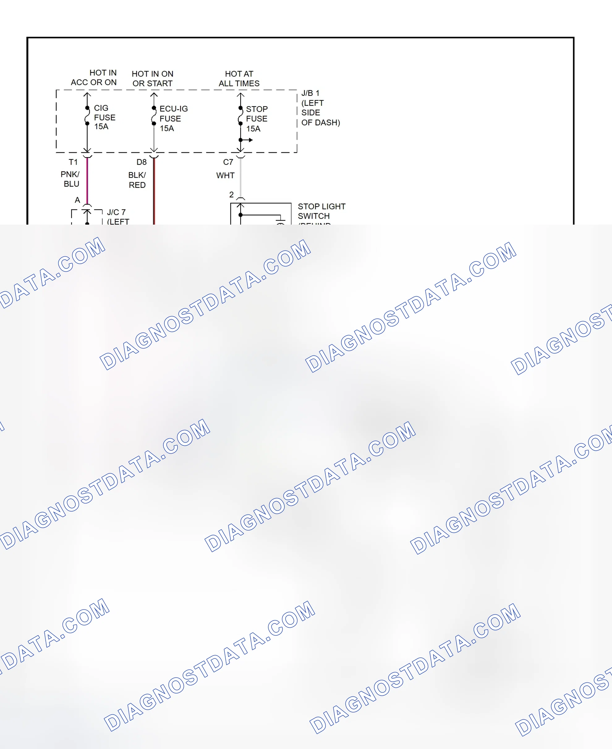 Scheme 39: Shift Interlock System Wiring Diagram (1997 ES300)