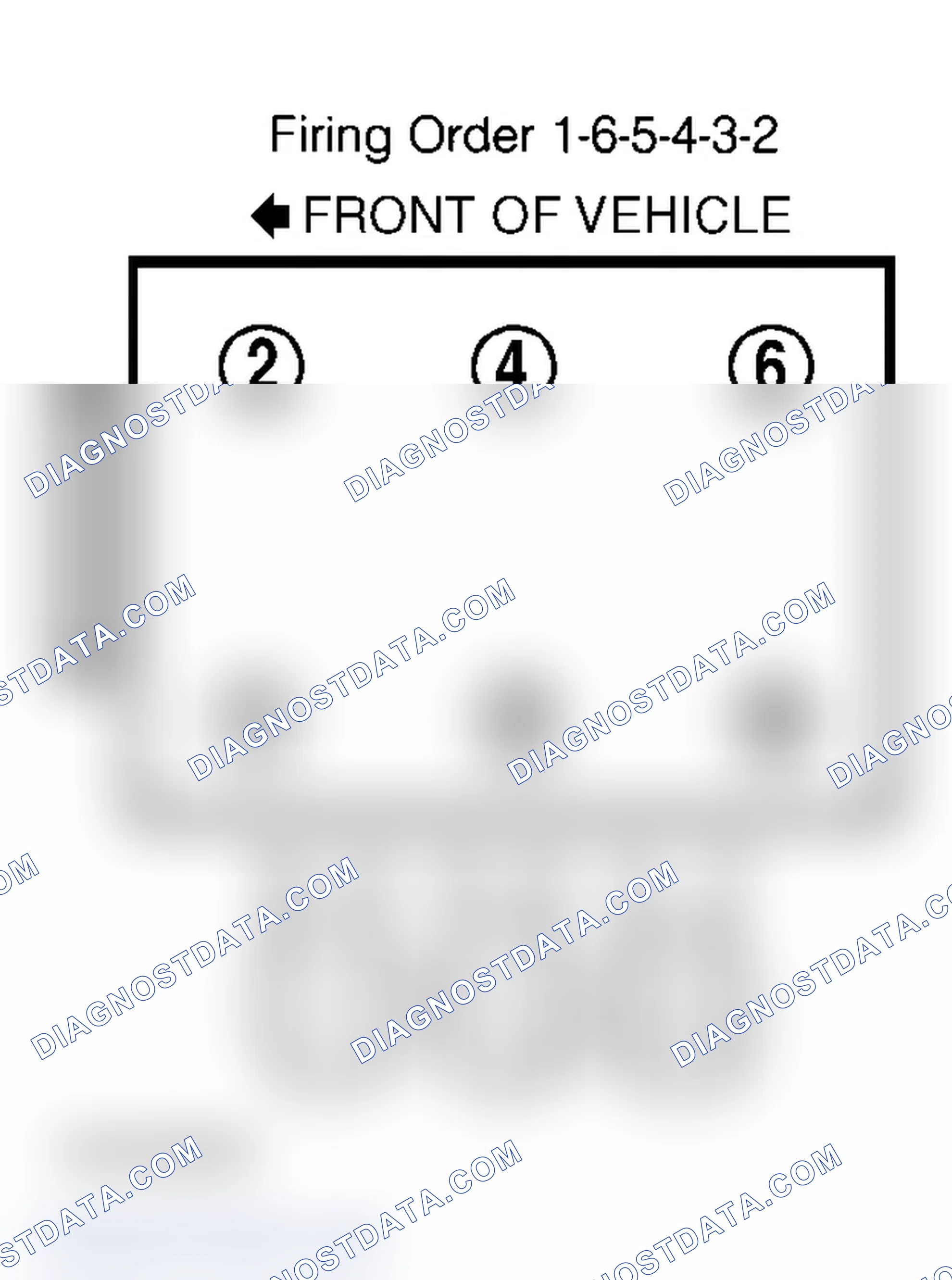 Scheme 5: Firing Order (3.8L - "F" Body)