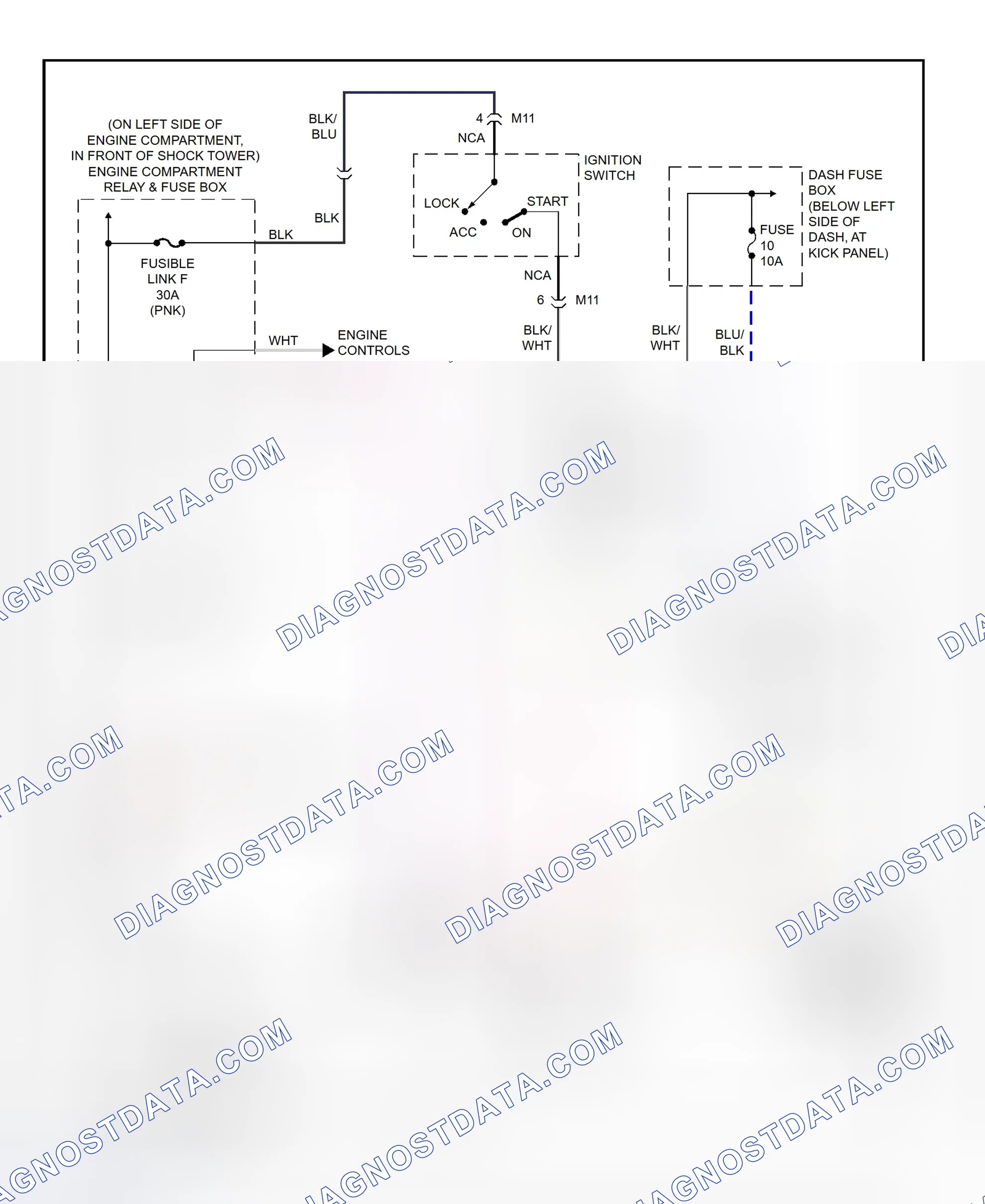 Scheme 1: Charging System Wiring Diagram (Accent)