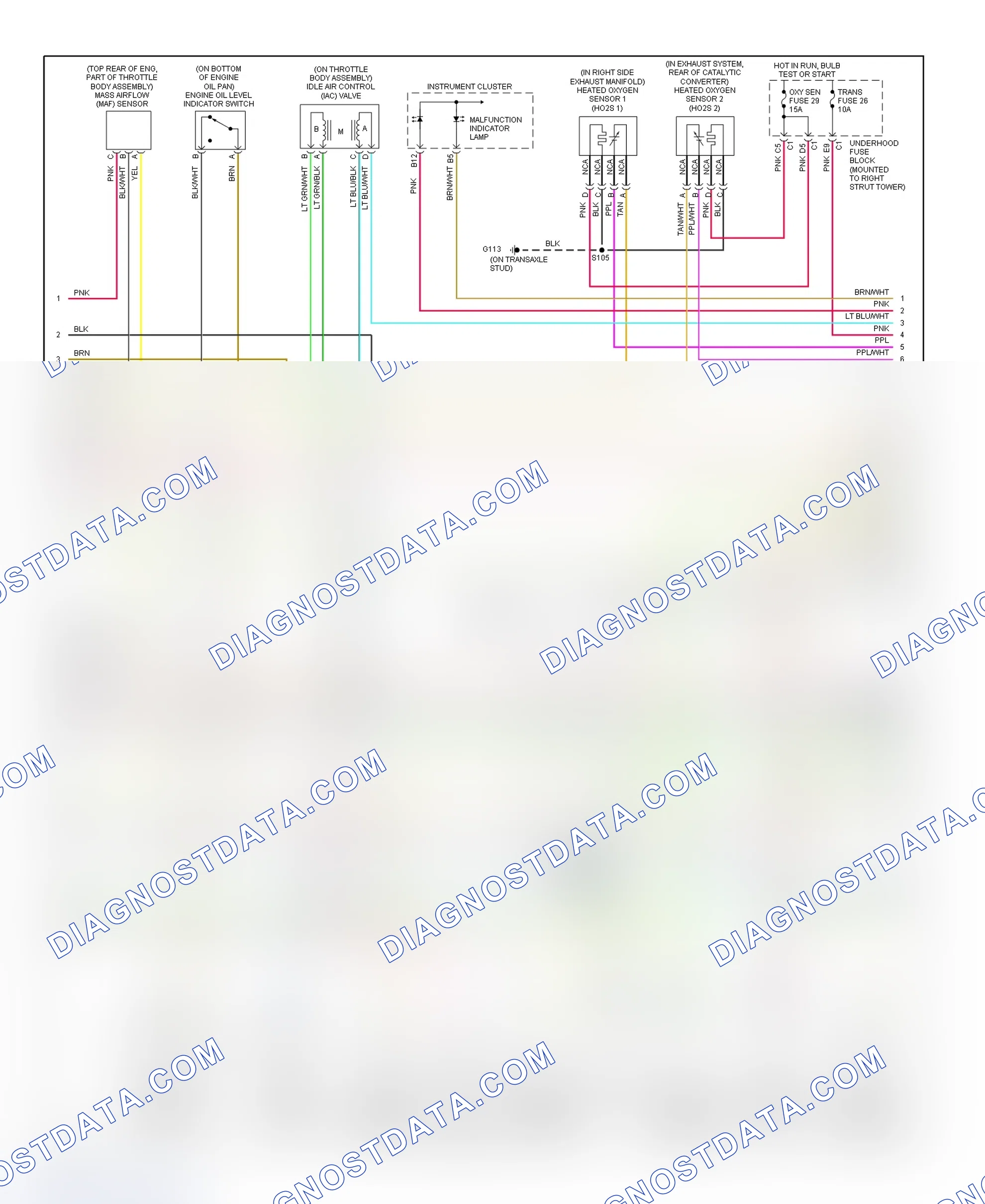 Scheme 198: PCM Wiring Diagram (Regal - 3.8L - 3 Of 4)