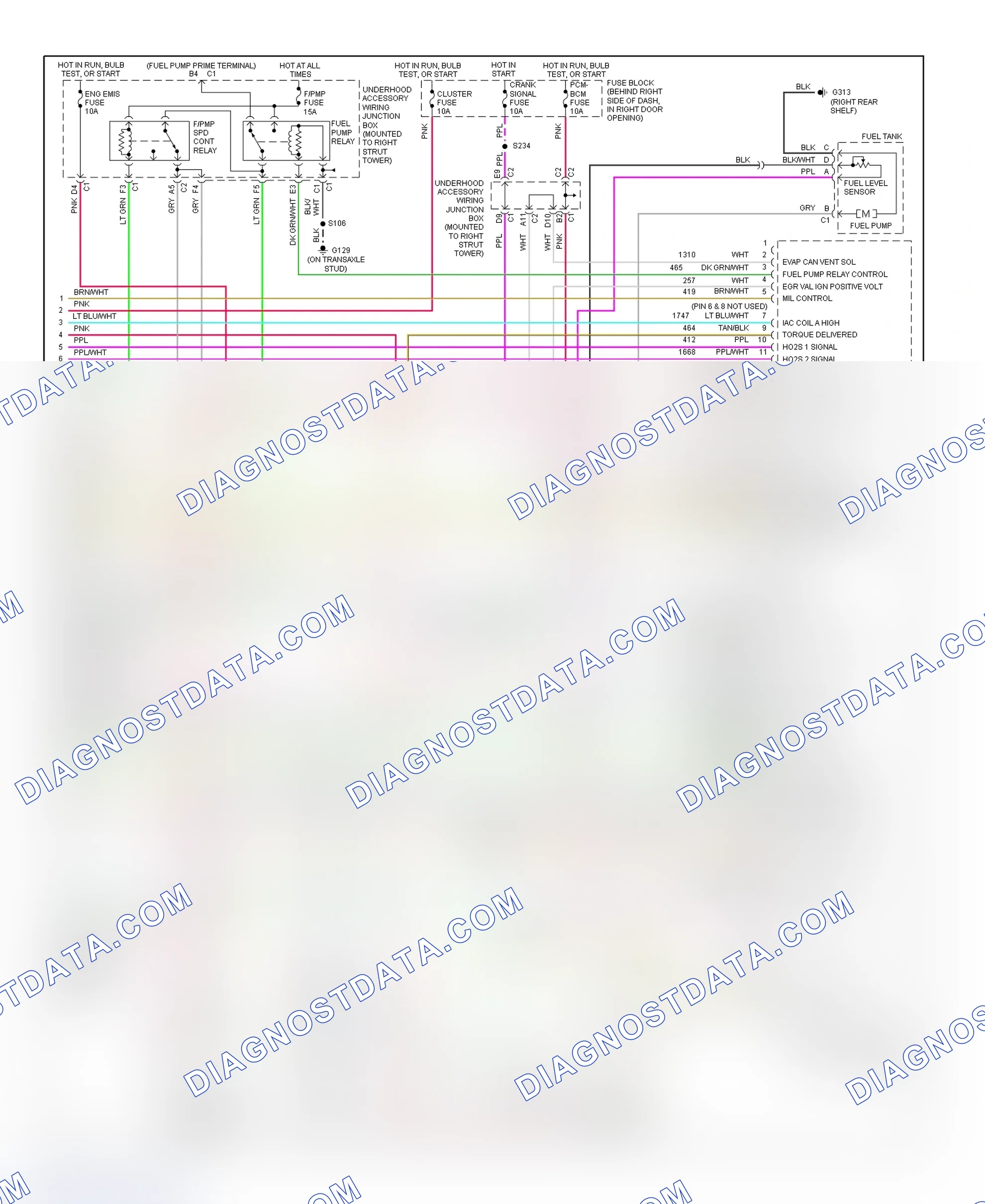 Scheme 163: PCM Wiring Diagram (Regal - 3.8L VIN 1 - 4 Of 4)