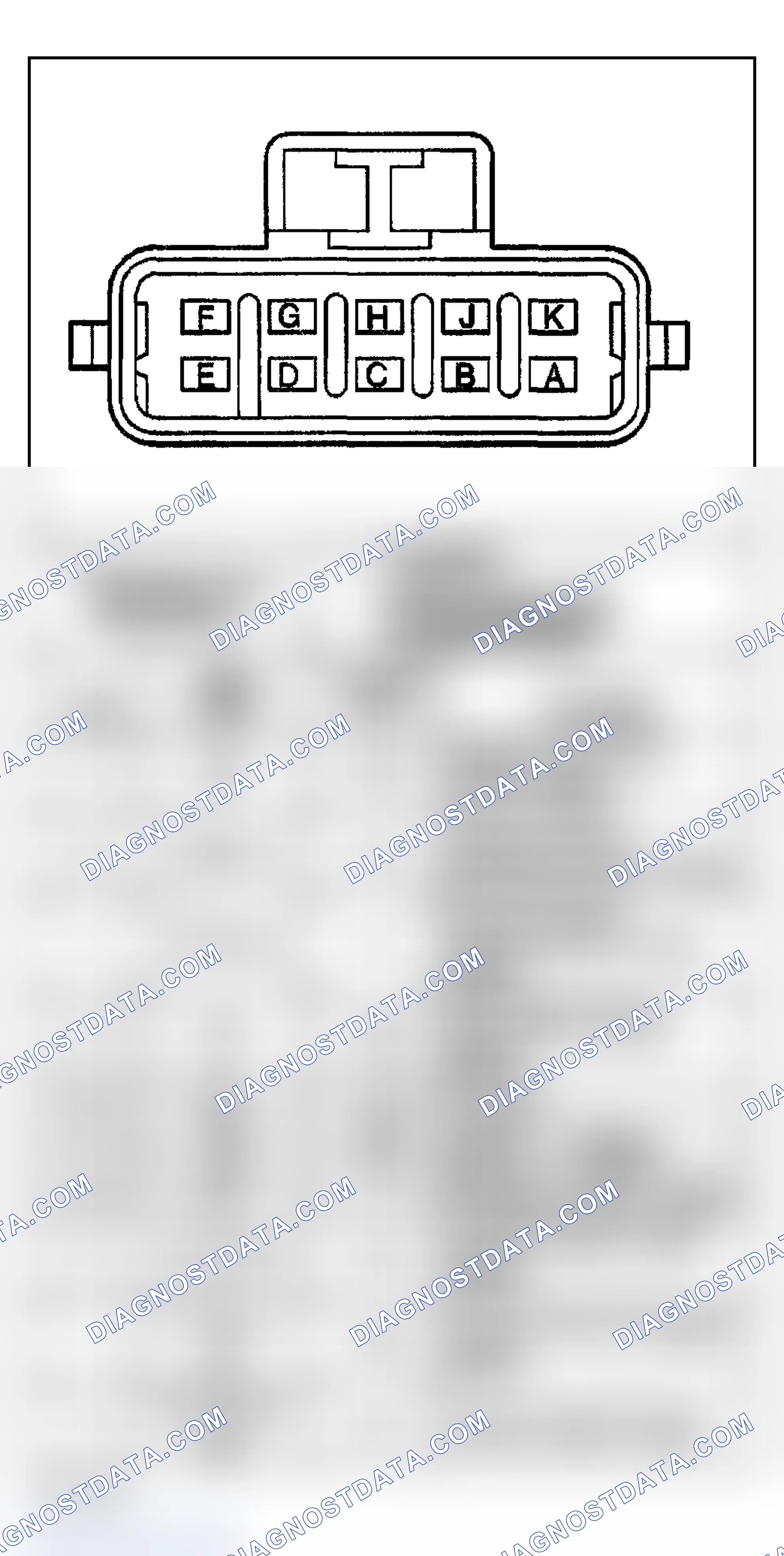 Scheme 6: CRUISE CONTROL CONNECTOR END VIEWS