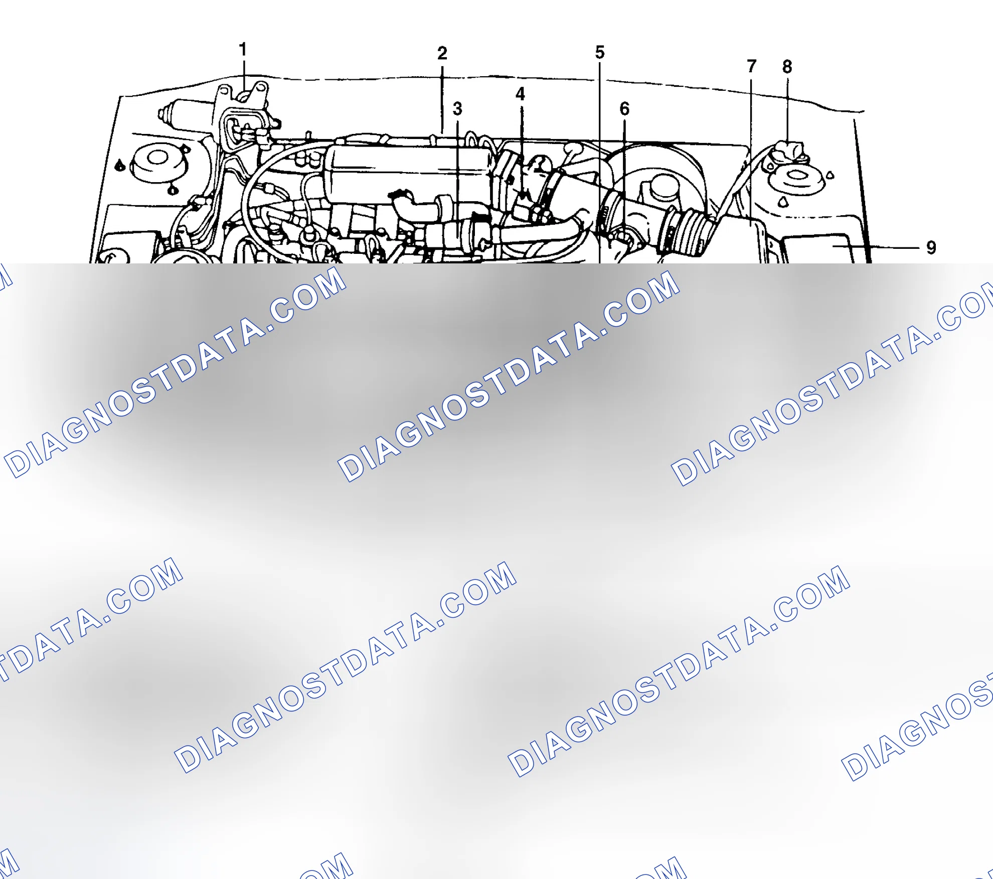 Scheme 6: Engine Compartment (1.5L SOHC) (1996)