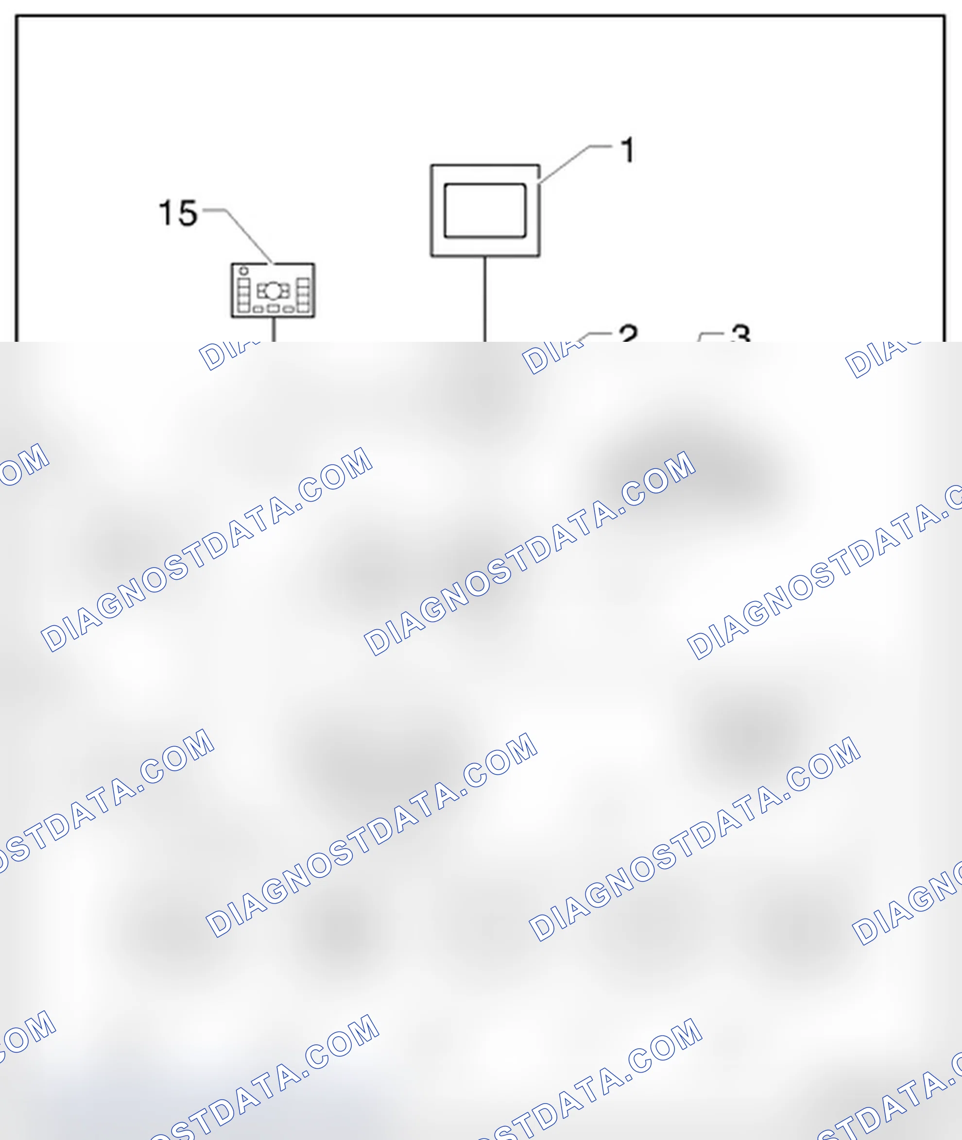 Scheme 121: Data Bus On Board Diagnostic Interface J533 in connection with MMI - component overview
