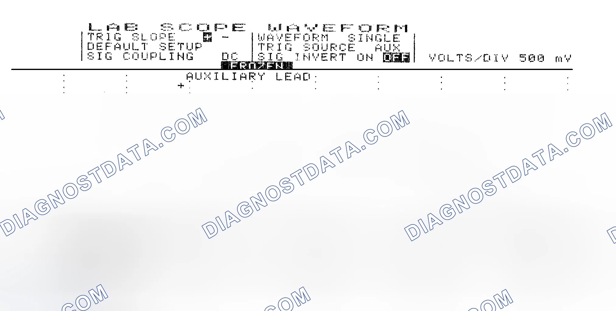 Scheme 14: Single Injector w/Excessive Current Flow - Current Pattern