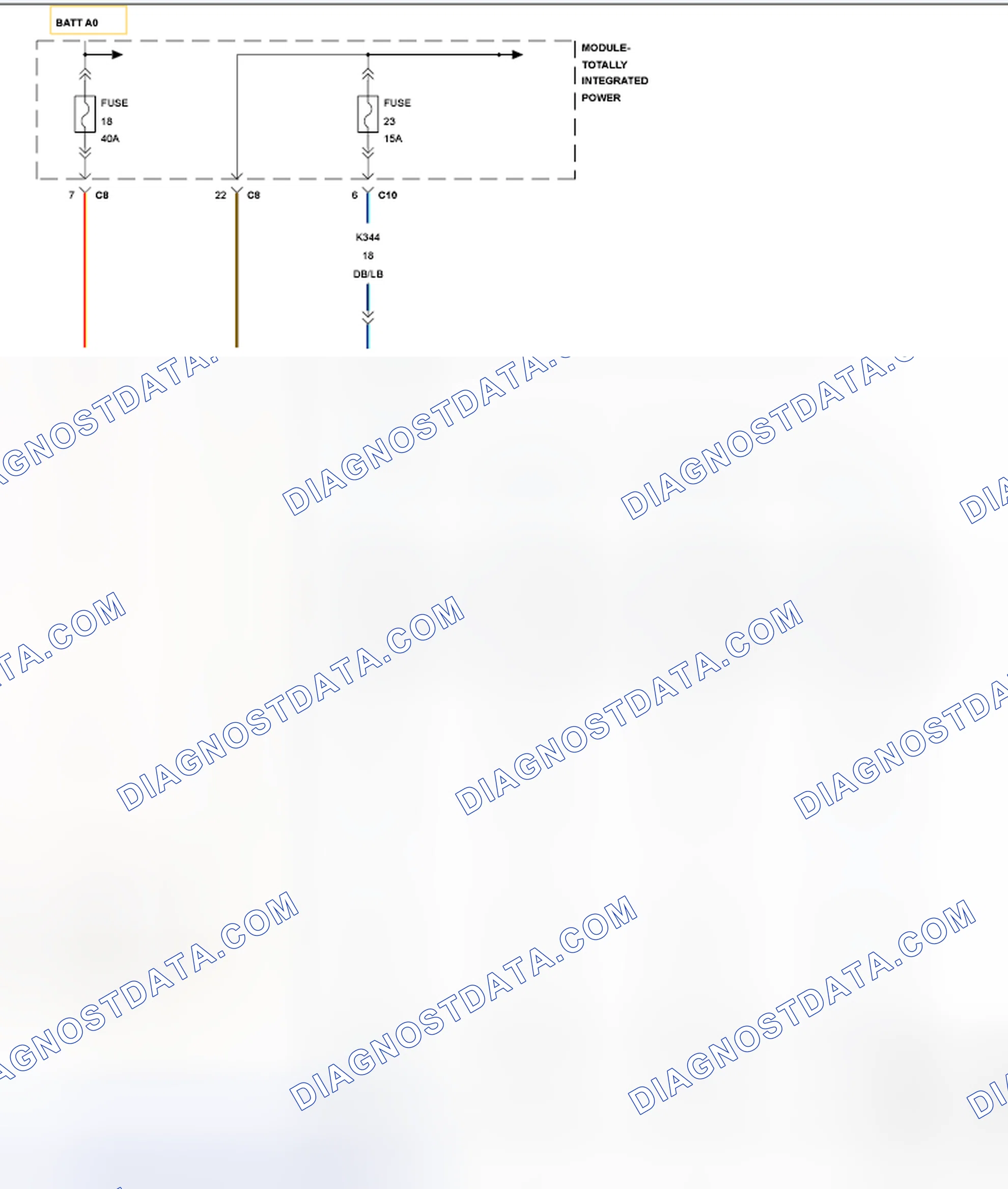 Scheme 497: CHECKING THE IGNITION COIL OPERATION