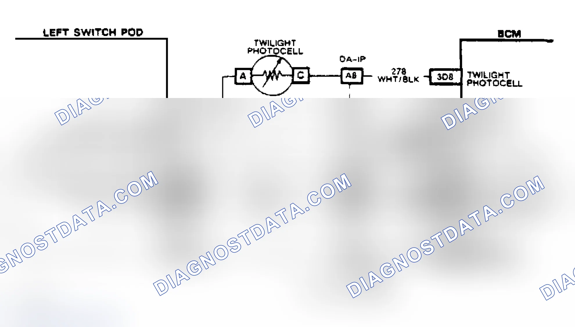 Scheme 128: Code B123, Wiring Diagram (2 of 2) Panel Lamp Switch Circuit