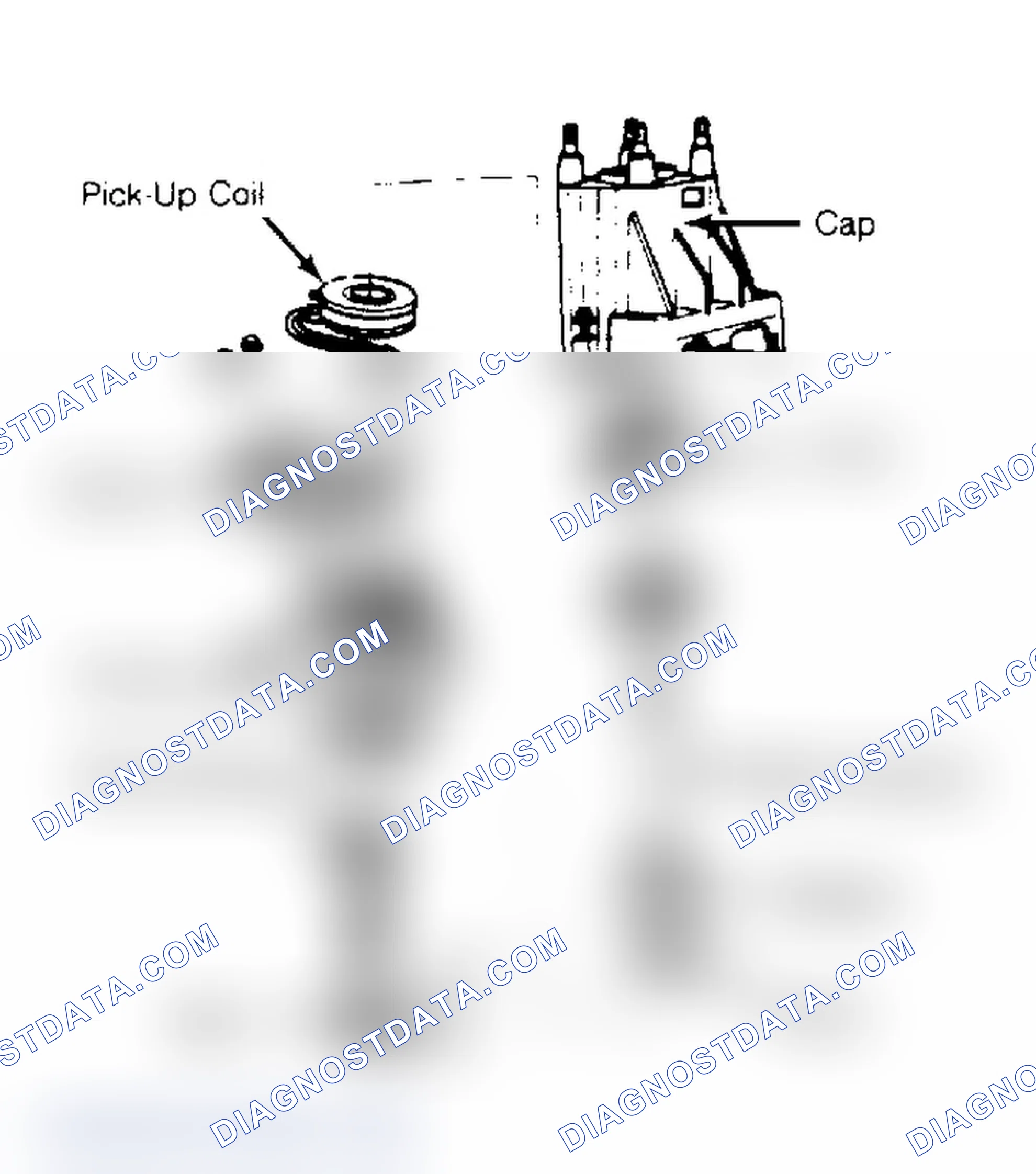Scheme 12: HEI-EST Distributor Without Sealed Connector Timer core and pole piece have one tooth per cylinder.