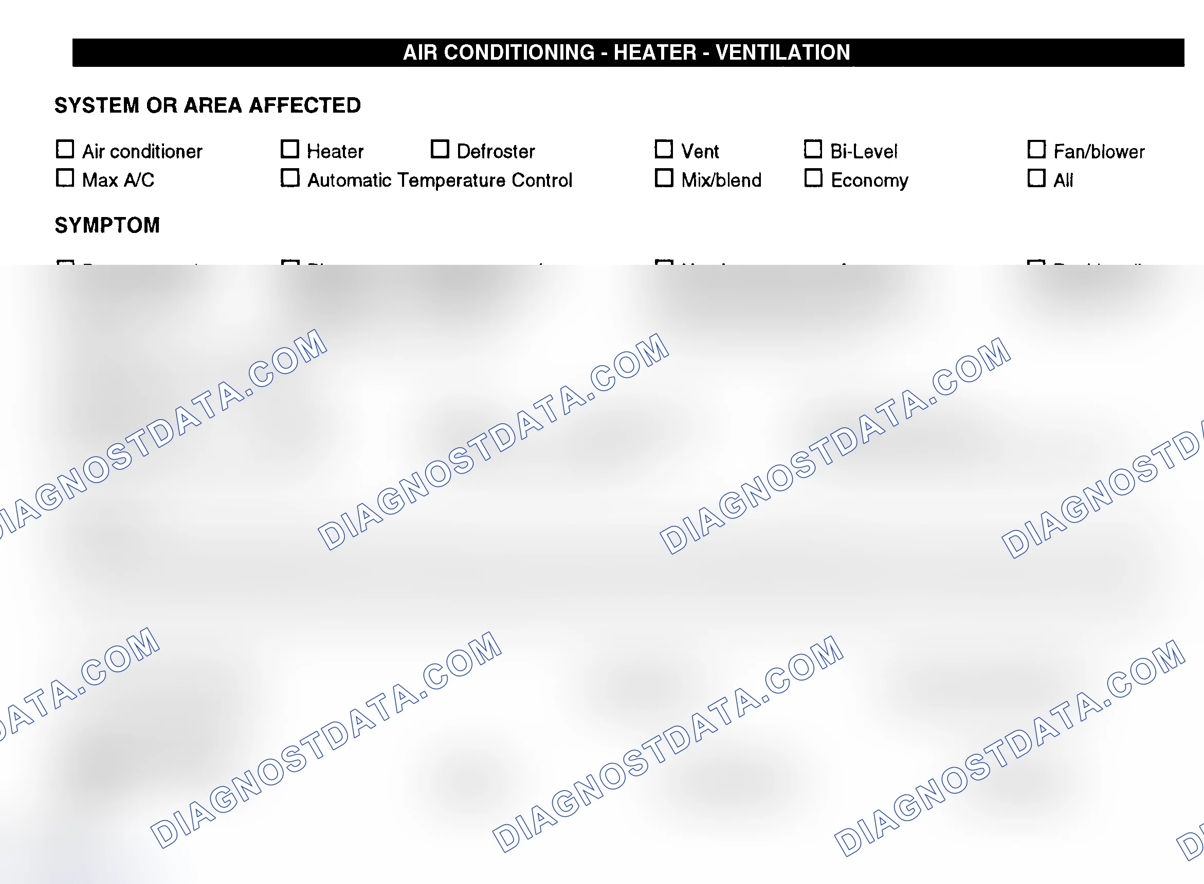 Scheme 8: Air Conditioning, Heater & Ventilation