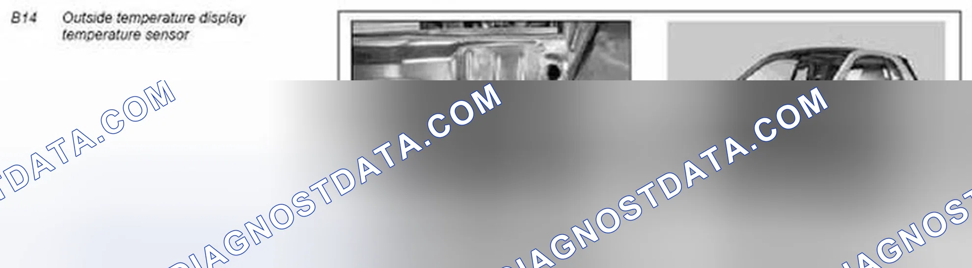 Scheme 14: Outside air temperature sensor, component description - GF83.57-P-4000MCC