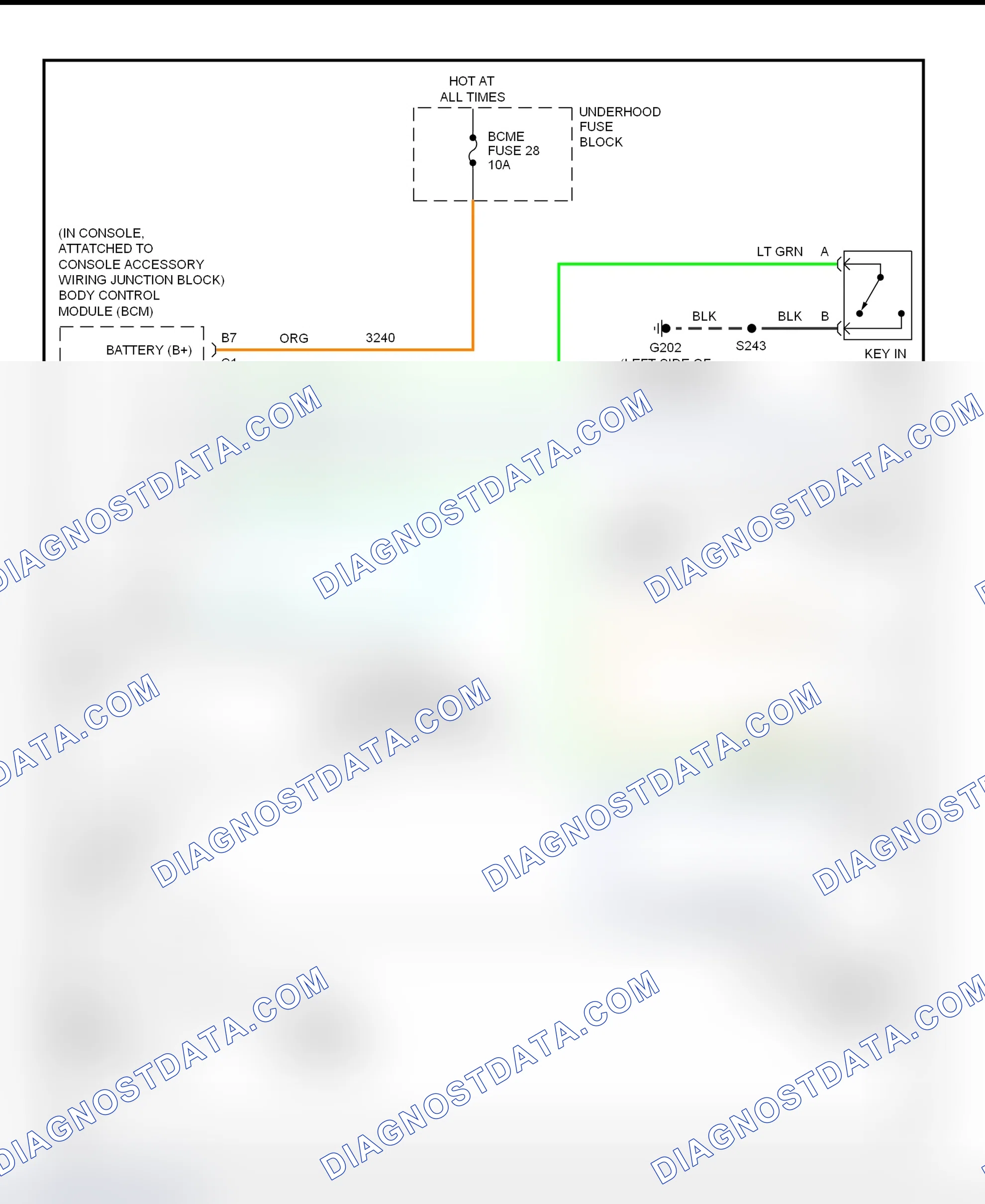 Scheme 4: Warning System Wiring Diagram (Aztek)