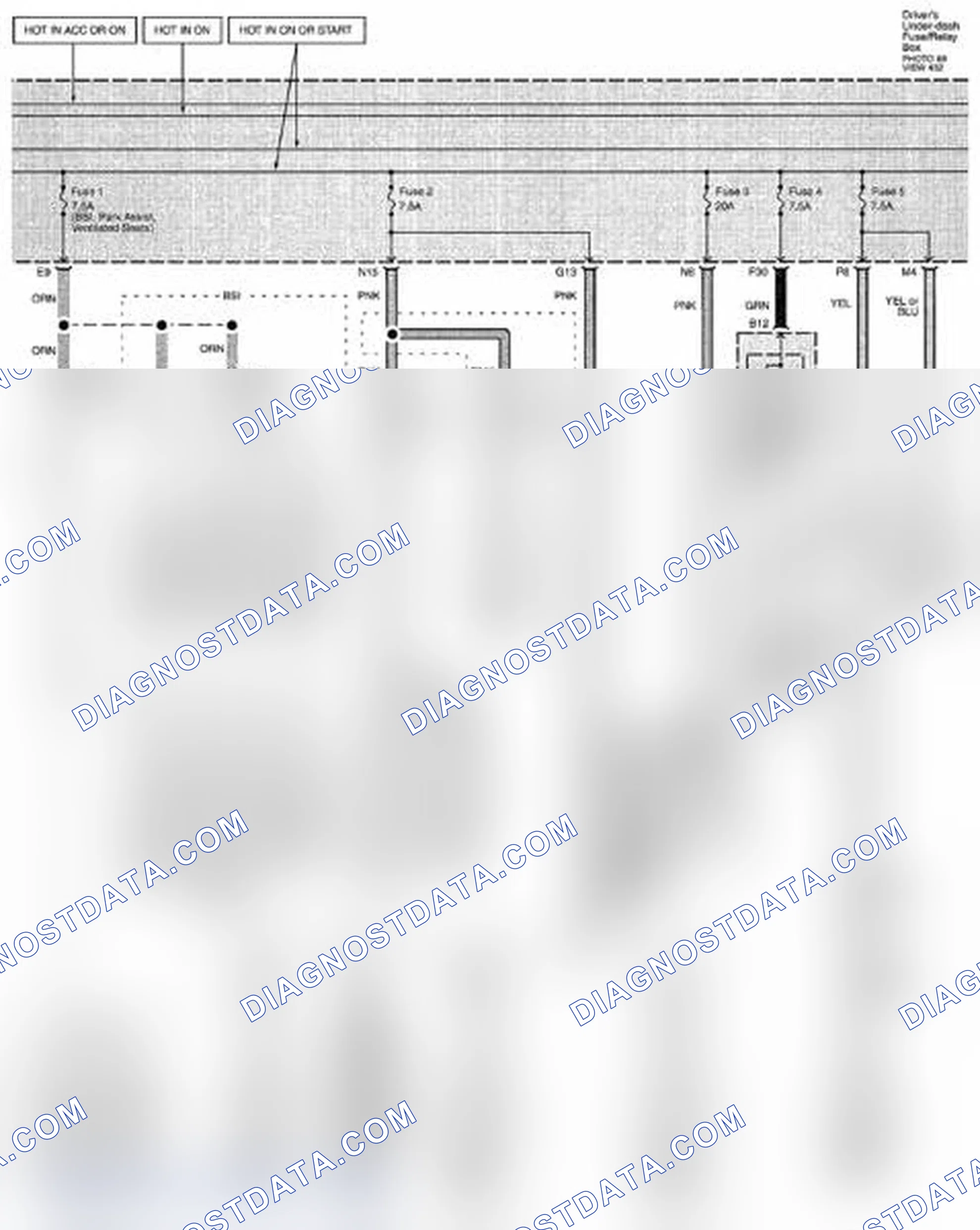 Scheme 63: Power Distribution Circuit Diagram (Page 10-11)