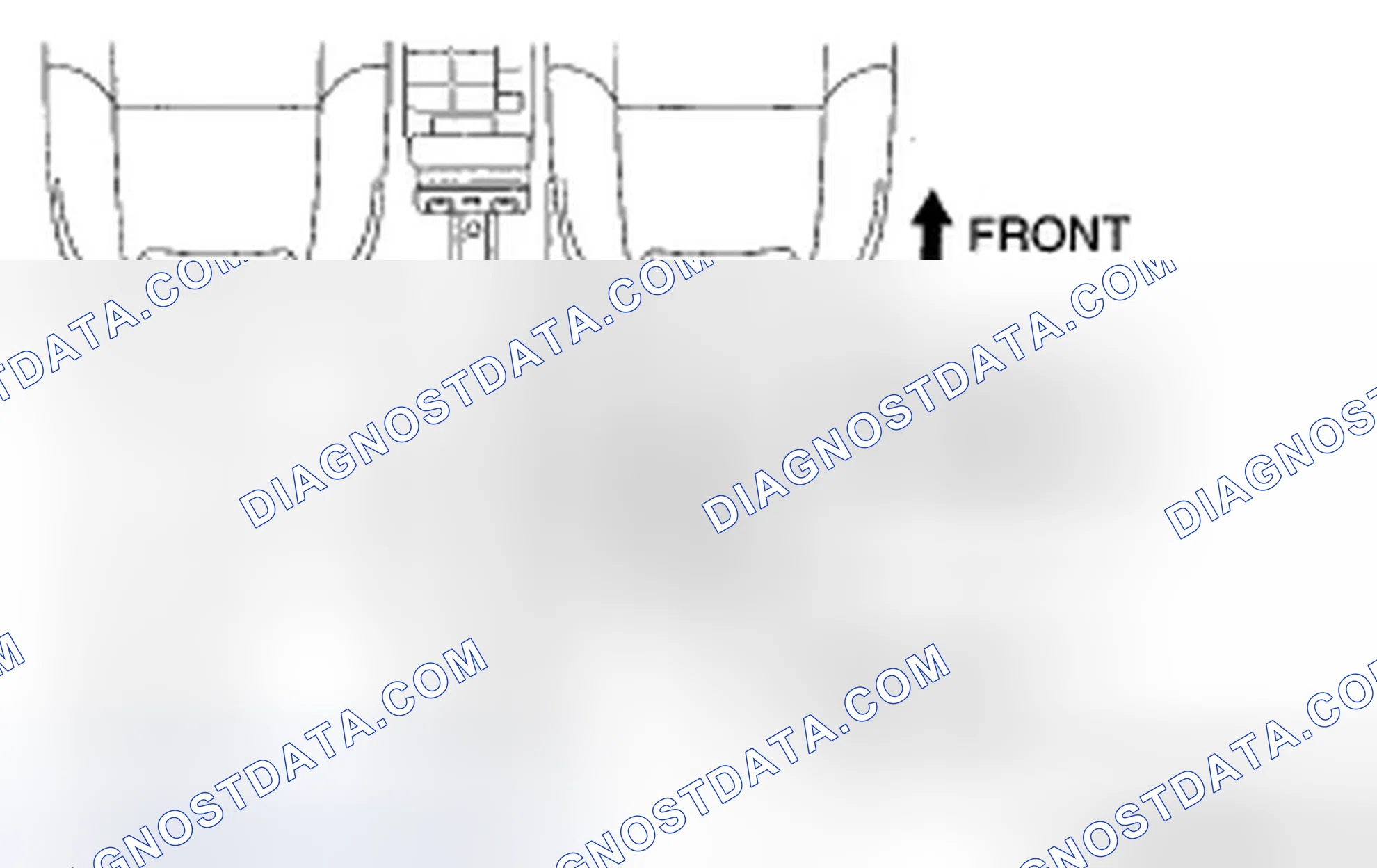 Scheme 120: When removing the rear heater duct No. 4 only