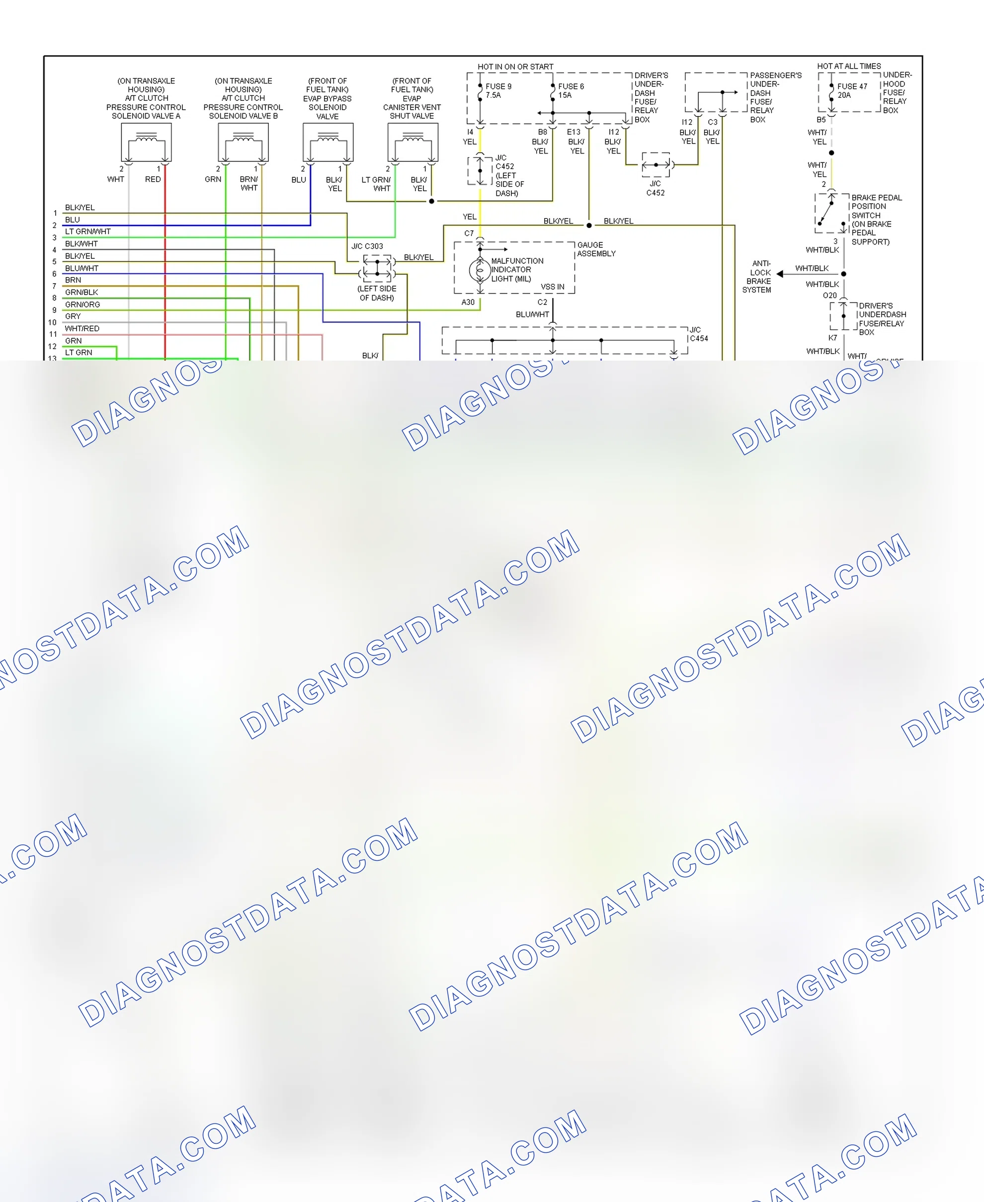Scheme 17: Wiring Diagram (3.2TL 3.2L - 2 Of 4)