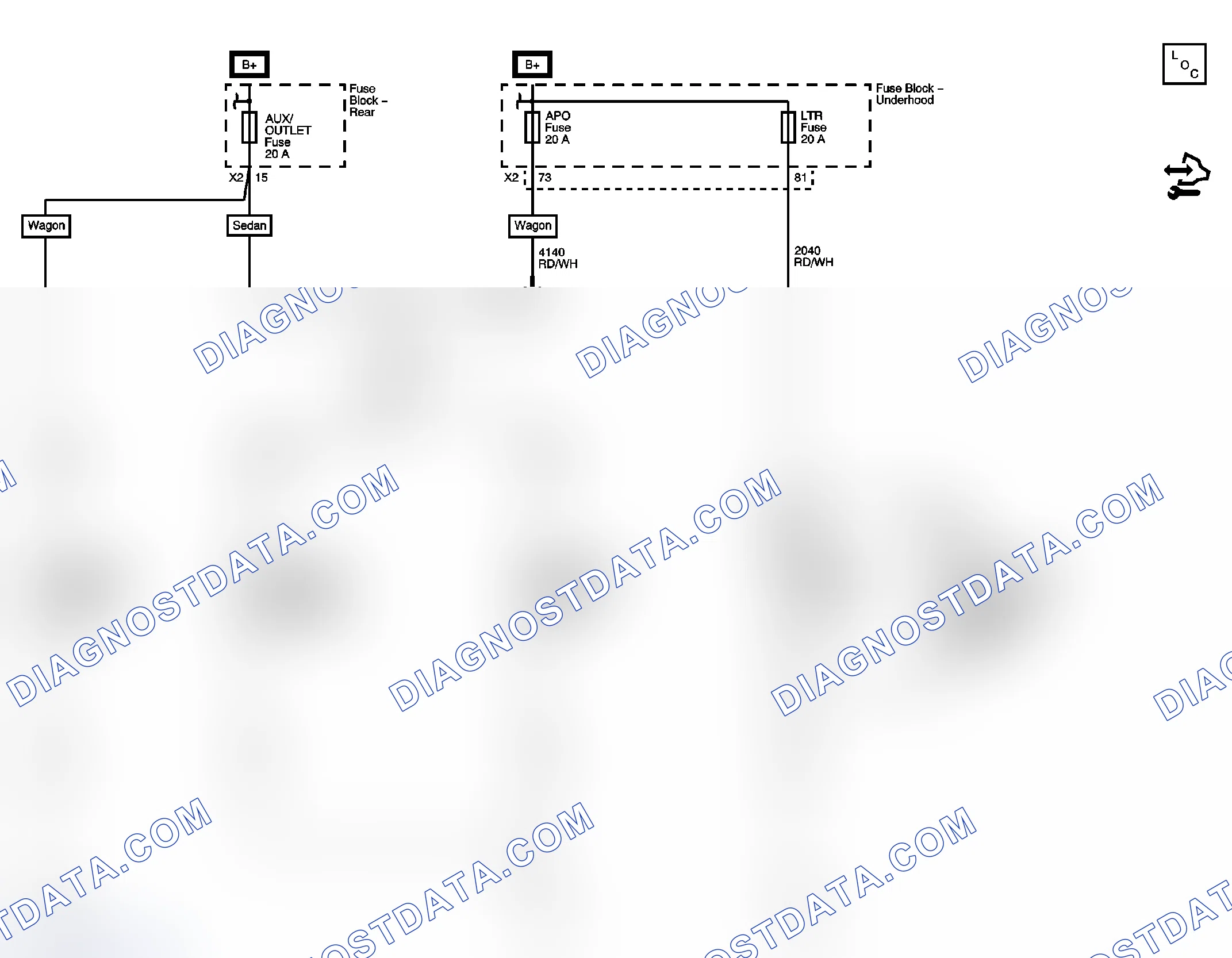 Scheme 199: Cigar Lighter/Power Outlet Schematics
