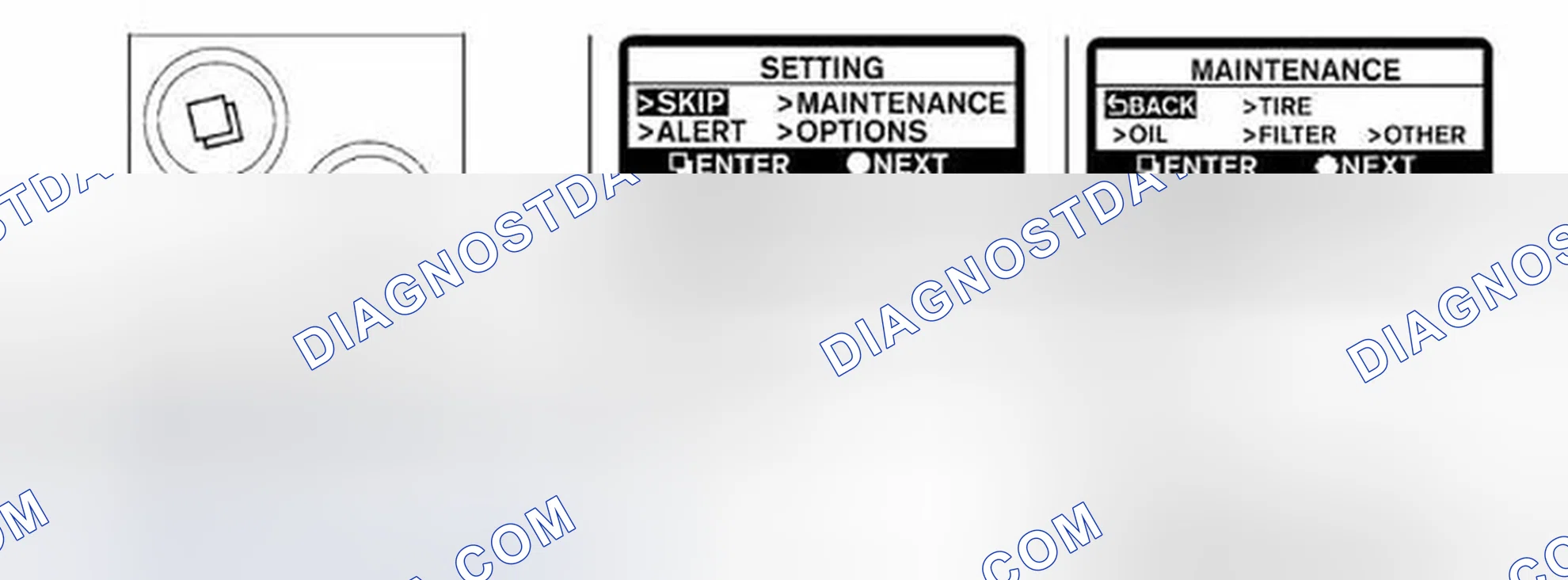 Scheme 15: MAINTENANCE REMINDER DISPLAY RESET - PROCEDURE 11