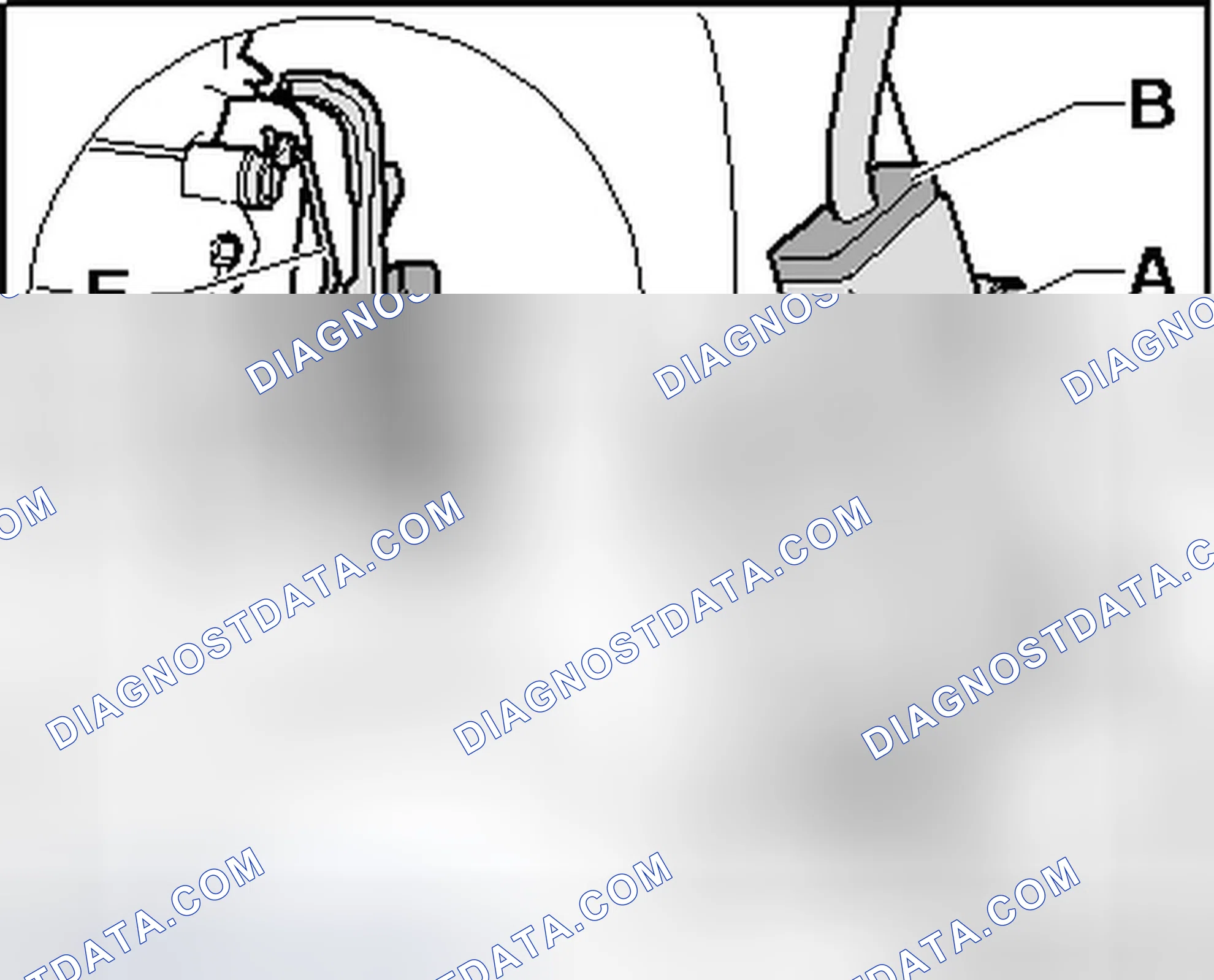 Scheme 125: RIGHT B-PILLAR/FOOTWELL SHUT-OFF DOOR MOTOR -V211