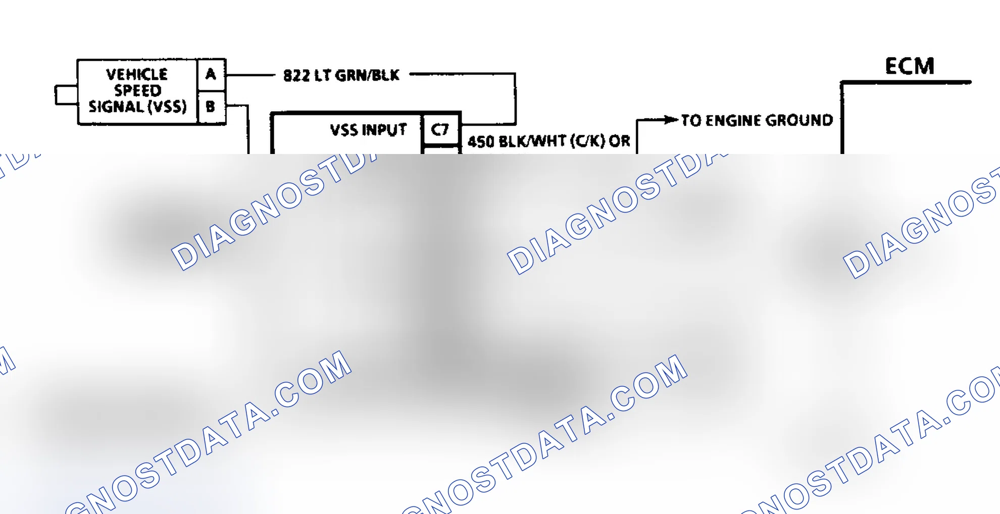 Scheme 232: CODE 24, Schematic, VSS (4.3L C, K & P Series W/ M/T)