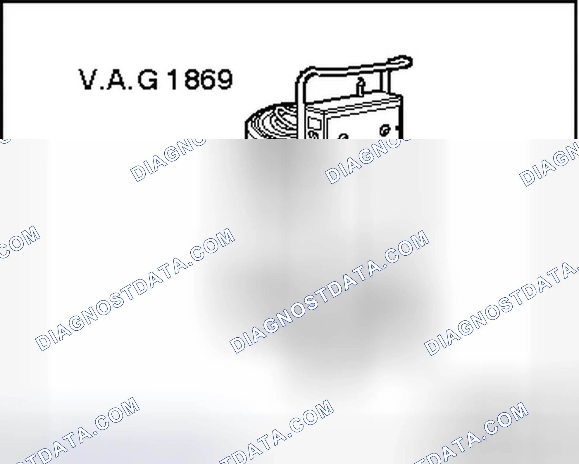 Scheme 9: BRAKE FLUID, CHANGING WITH V.A.G 1869