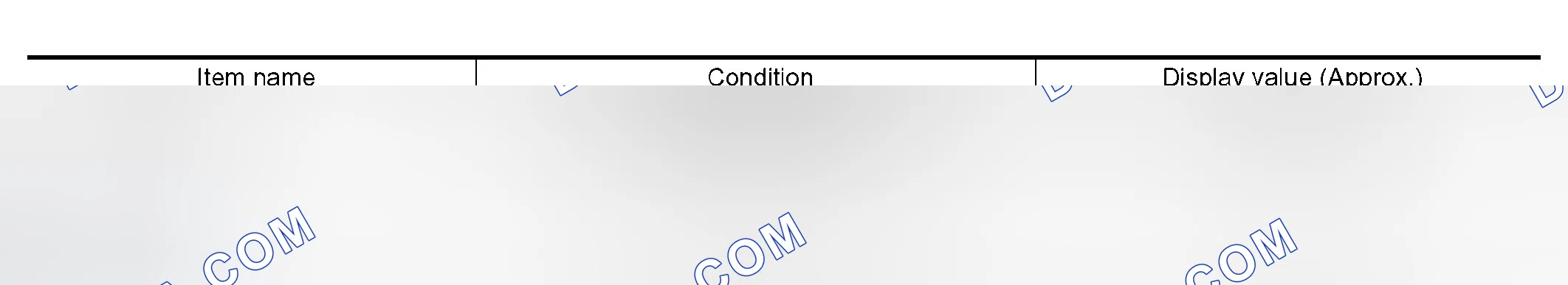Scheme 31: CONSULT-II Reference Value