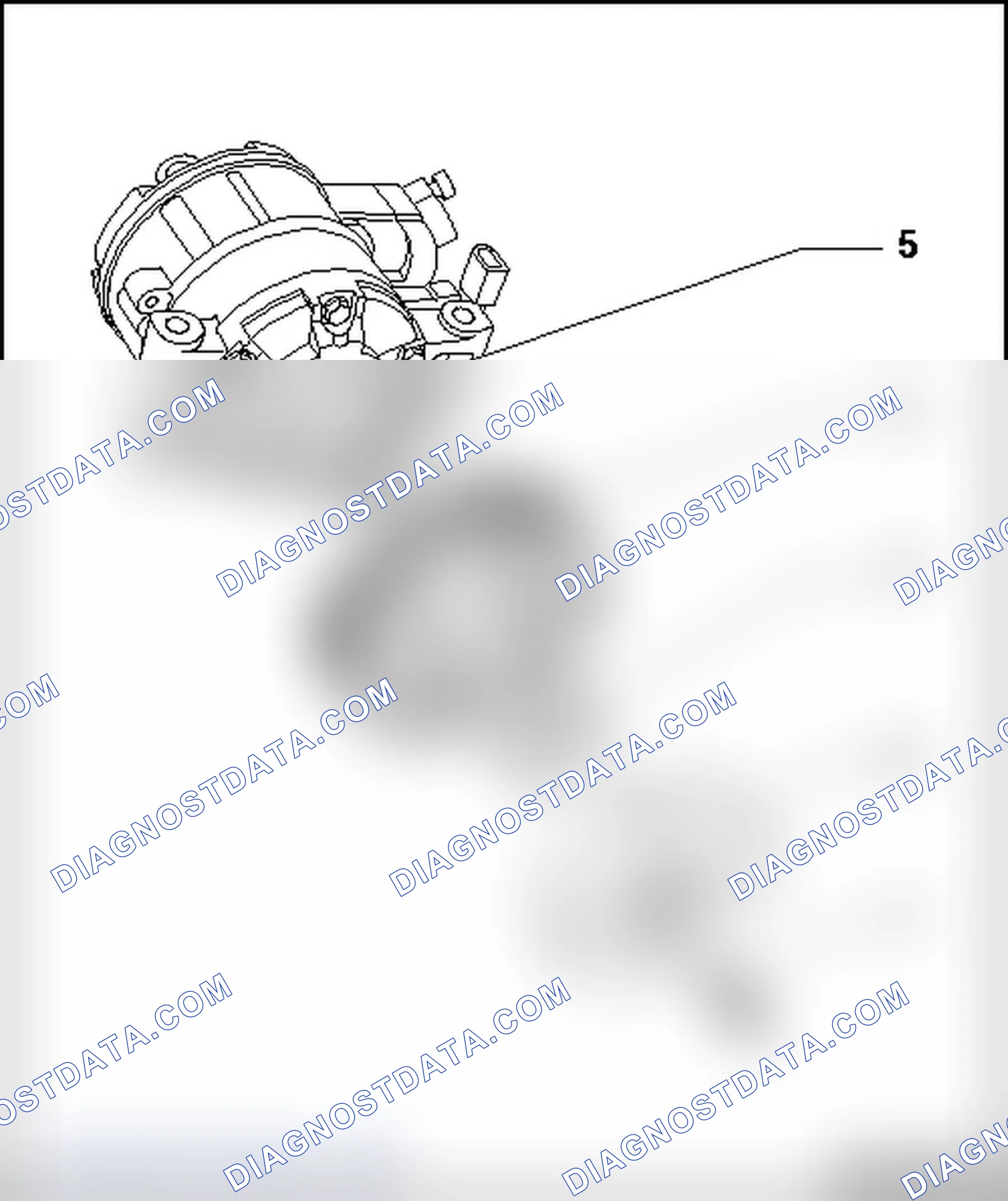 Scheme 3: A/C COMPRESSOR BELT PULLEY, DENSO VERSION 1