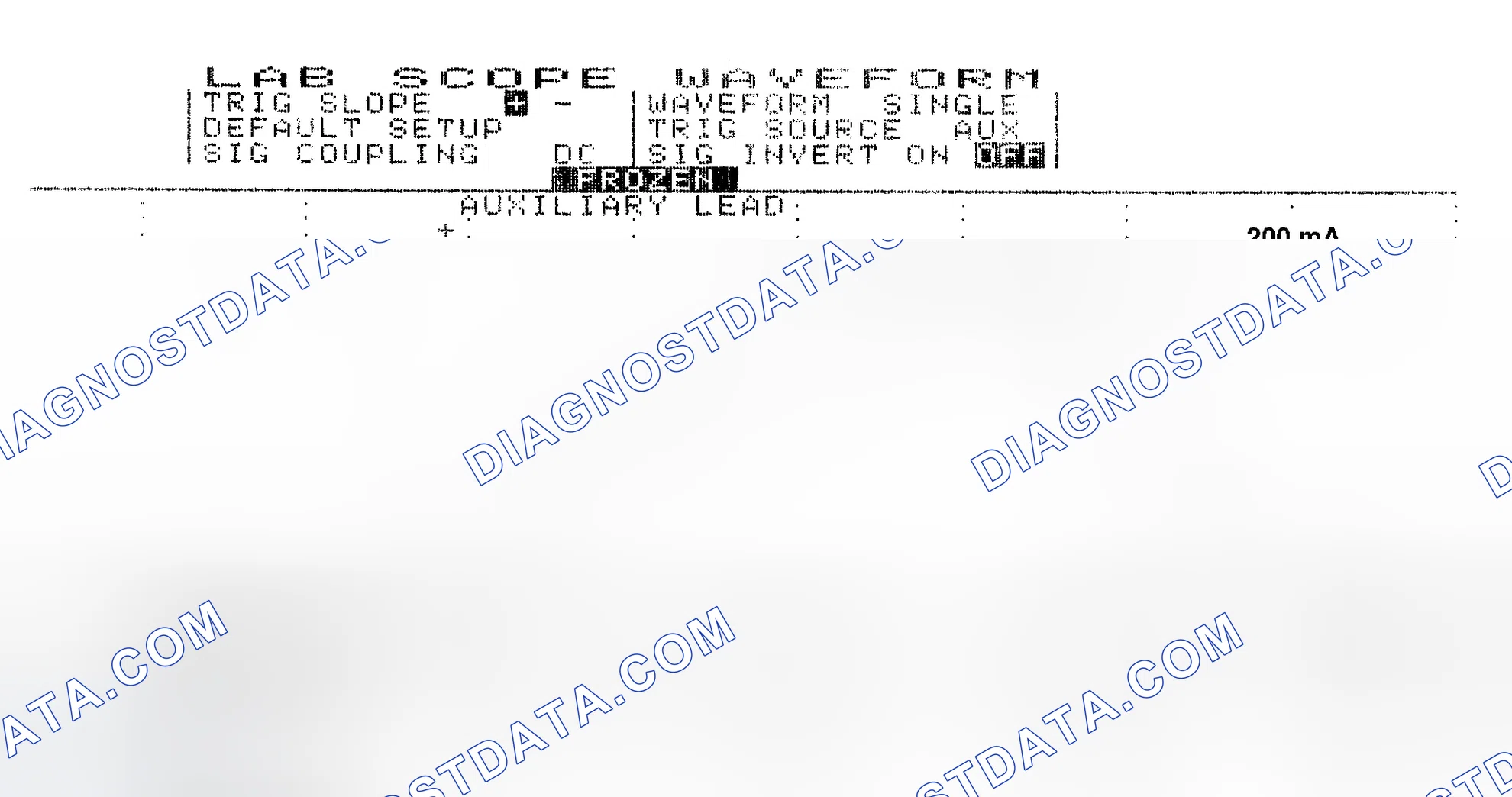 Scheme 13: Single Injector w/Normal Current Flow - Current Pattern