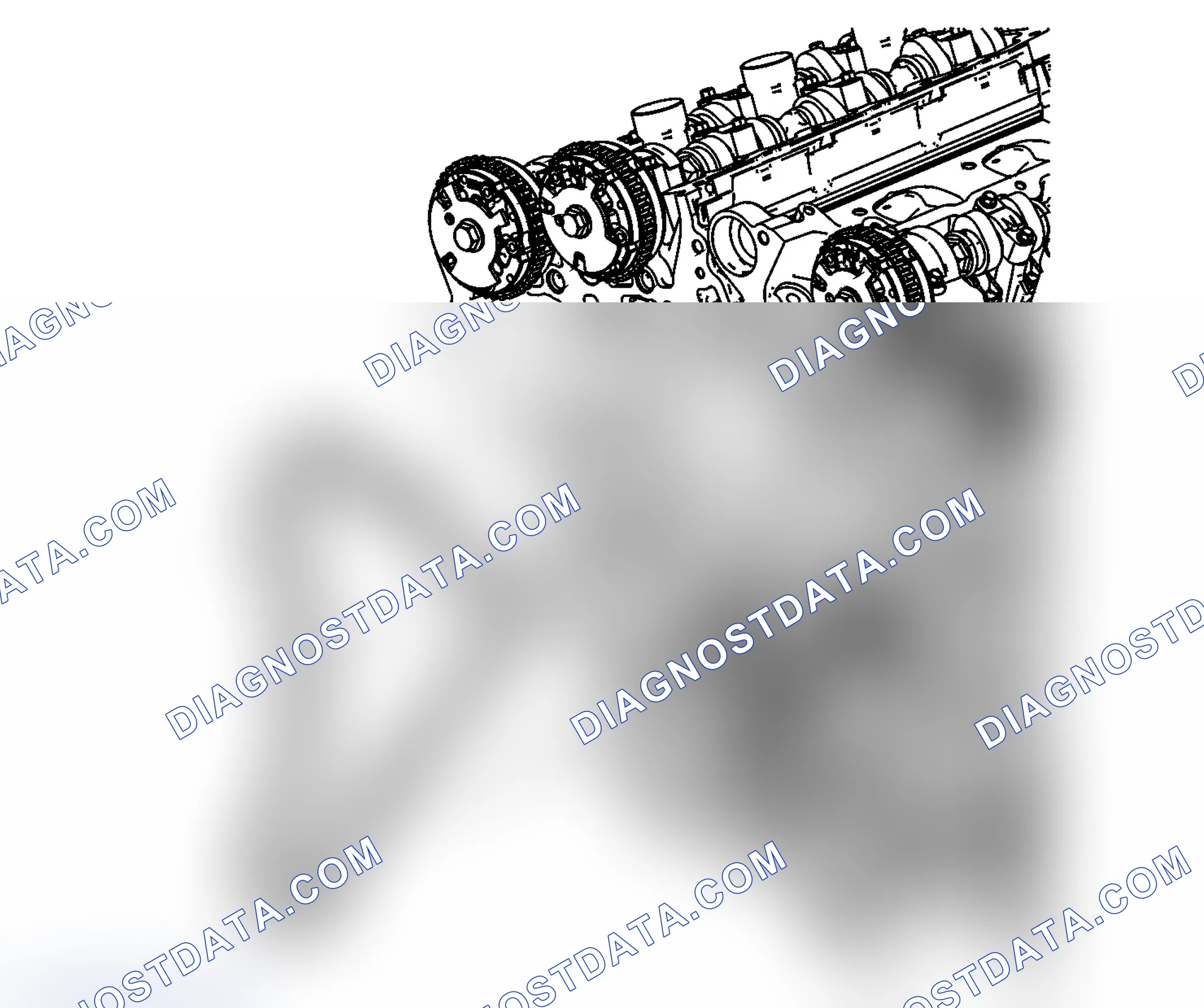 Scheme 38: Secondary Camshaft Intermediate Drive Chain Removal - Left Side