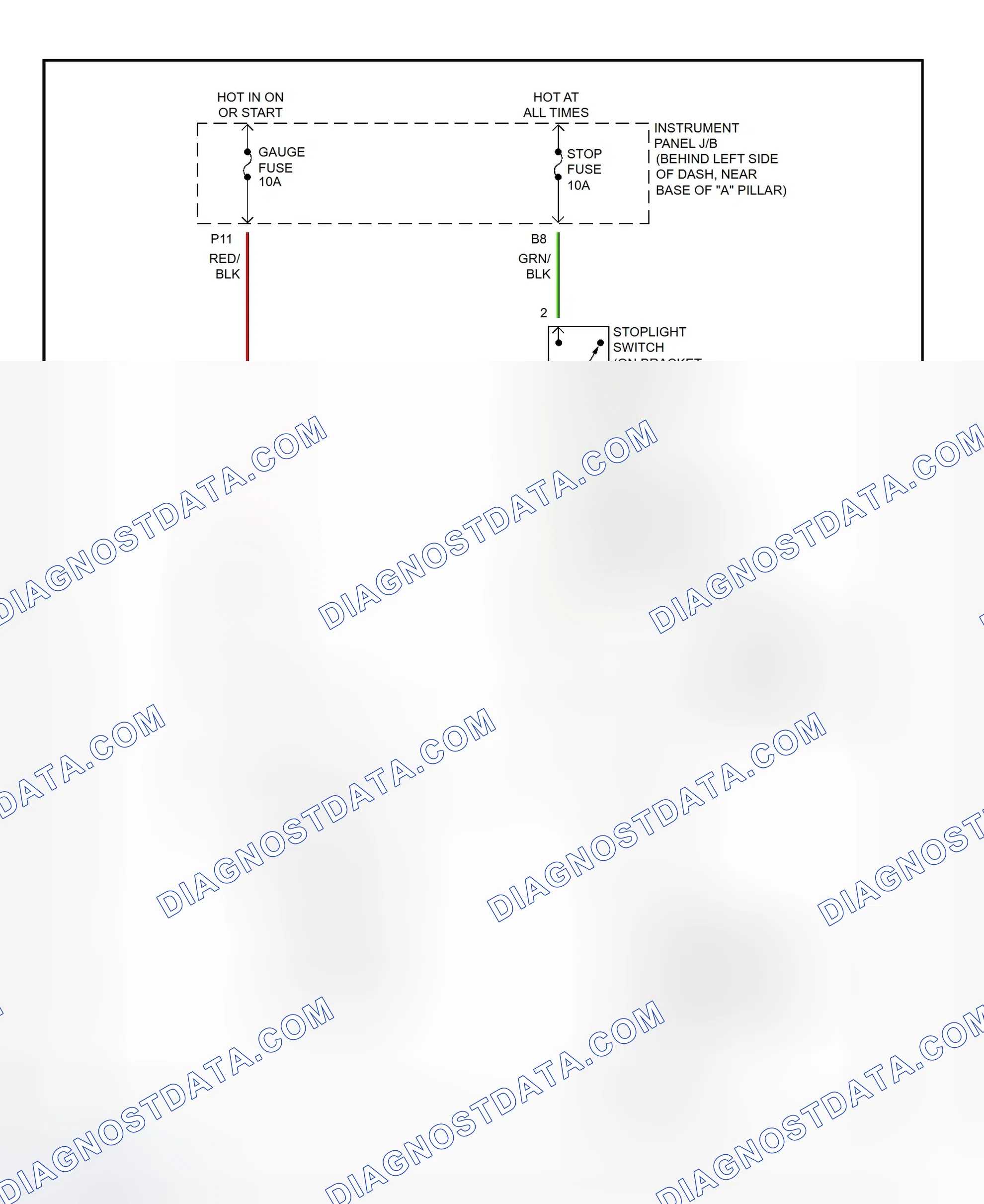 Scheme 442: Shift Interlock System Wiring Diagram (2001 - Toyota ECHO)