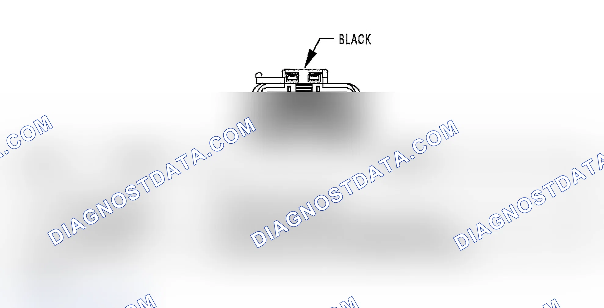 Scheme 801: LEAK DETECTION PUMP HARNESS CONNECTOR END VIEW