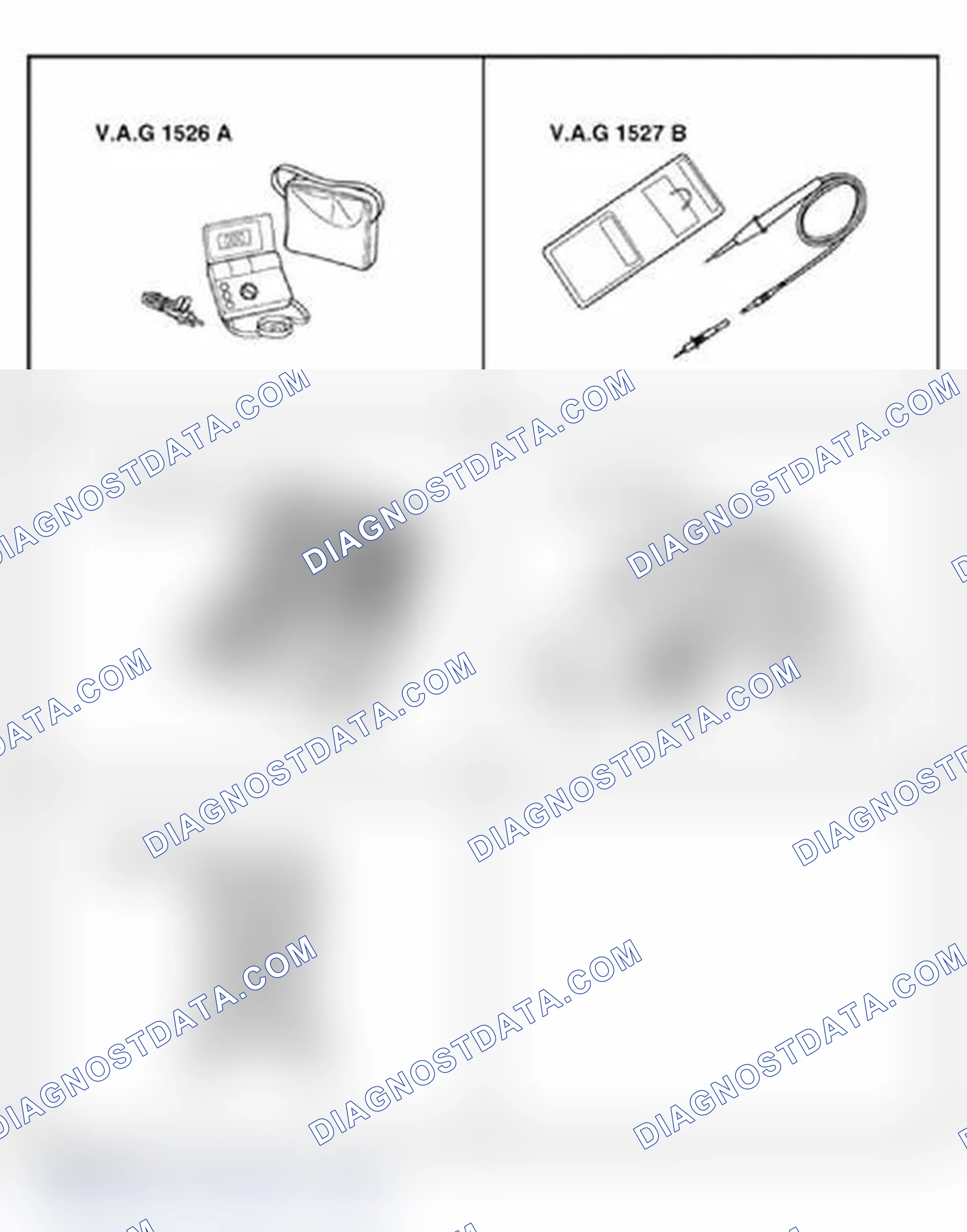 Scheme 103: Special tools and workshop equipment required