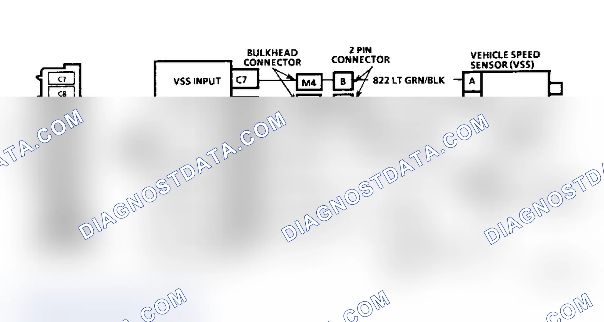 Scheme 279: CODE 24, VEHICLE SPEED SENSOR - 1992 6.2L DIESEL