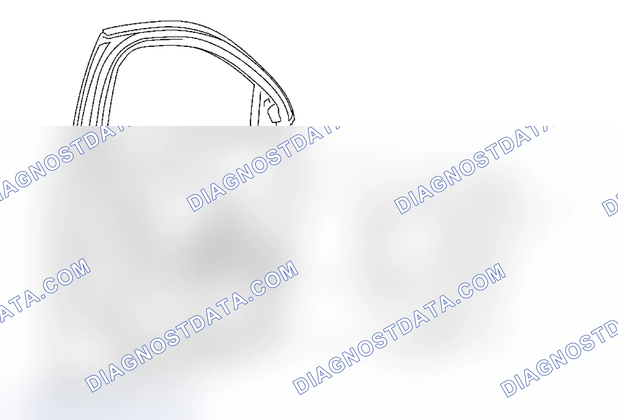 Scheme 55: Front Side Door Water Deflector Replacement