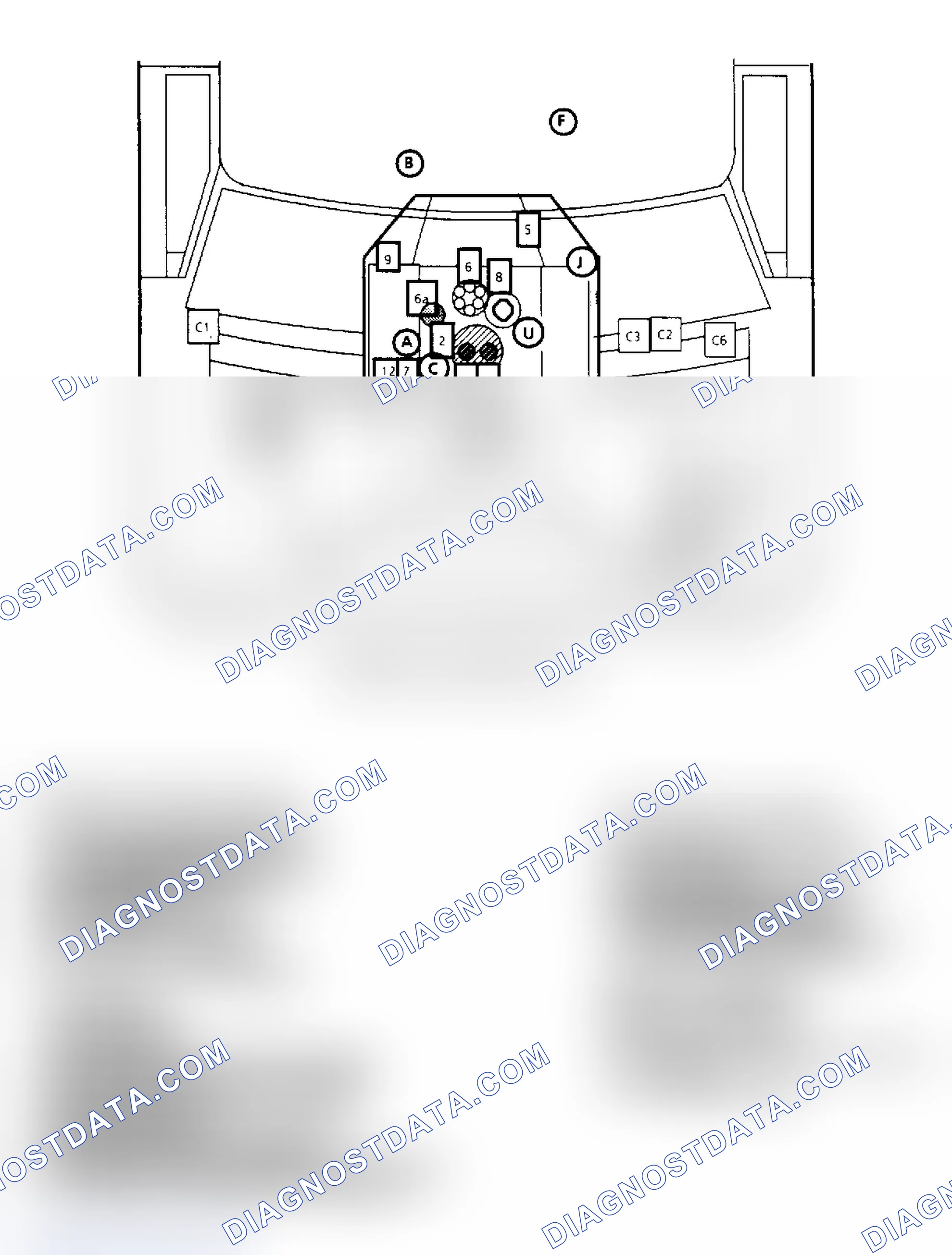 Scheme 142: Component Locations for Astro & Safari 4.3L