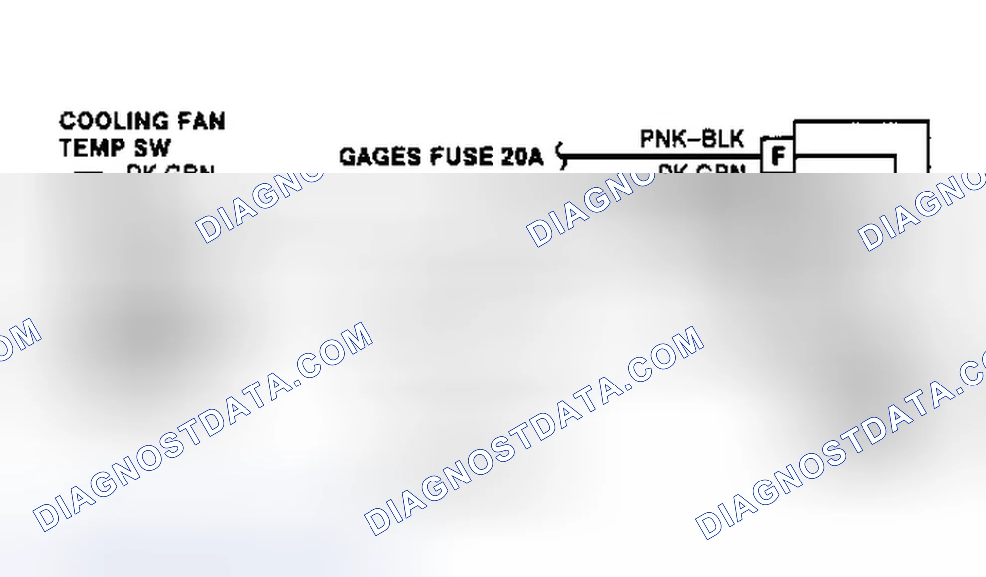 Scheme 5: Cooling Fan Circuit Wiring Diagram (G Series)