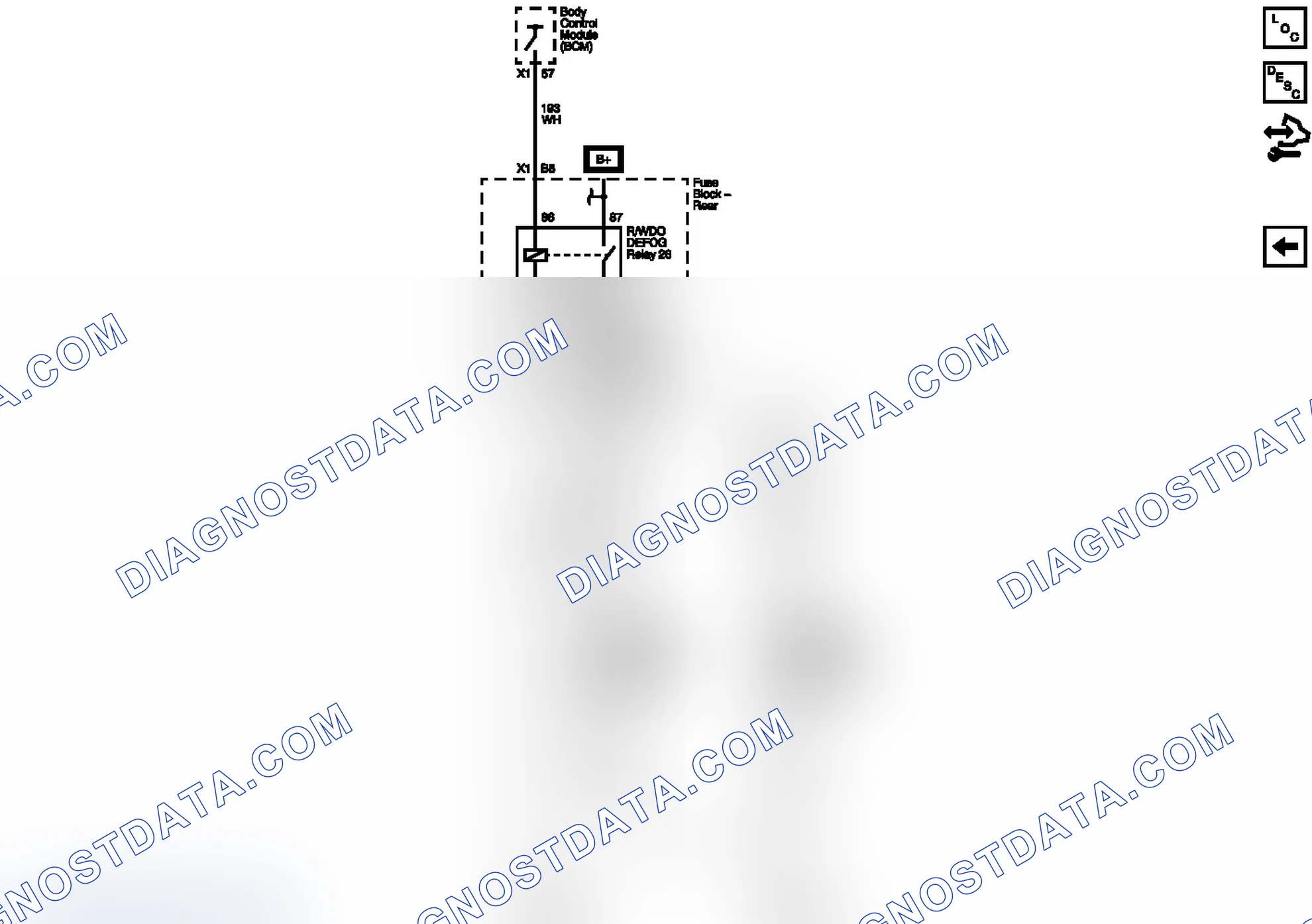 Scheme 3: Heated Mirrors (DL8) Wiring Schematics