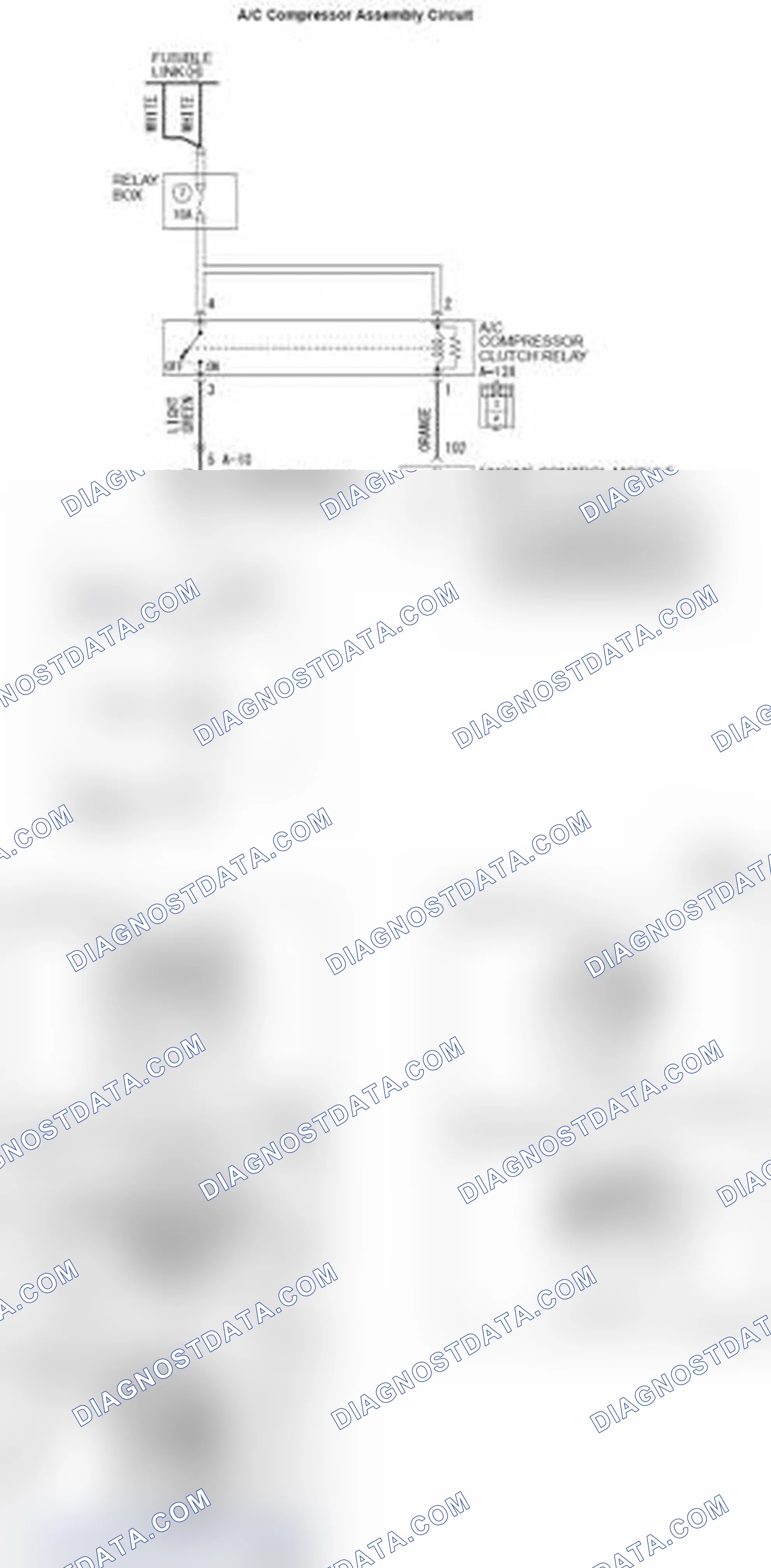 Scheme 39: INSPECTION PROCEDURE 3: The Compressor does not Work