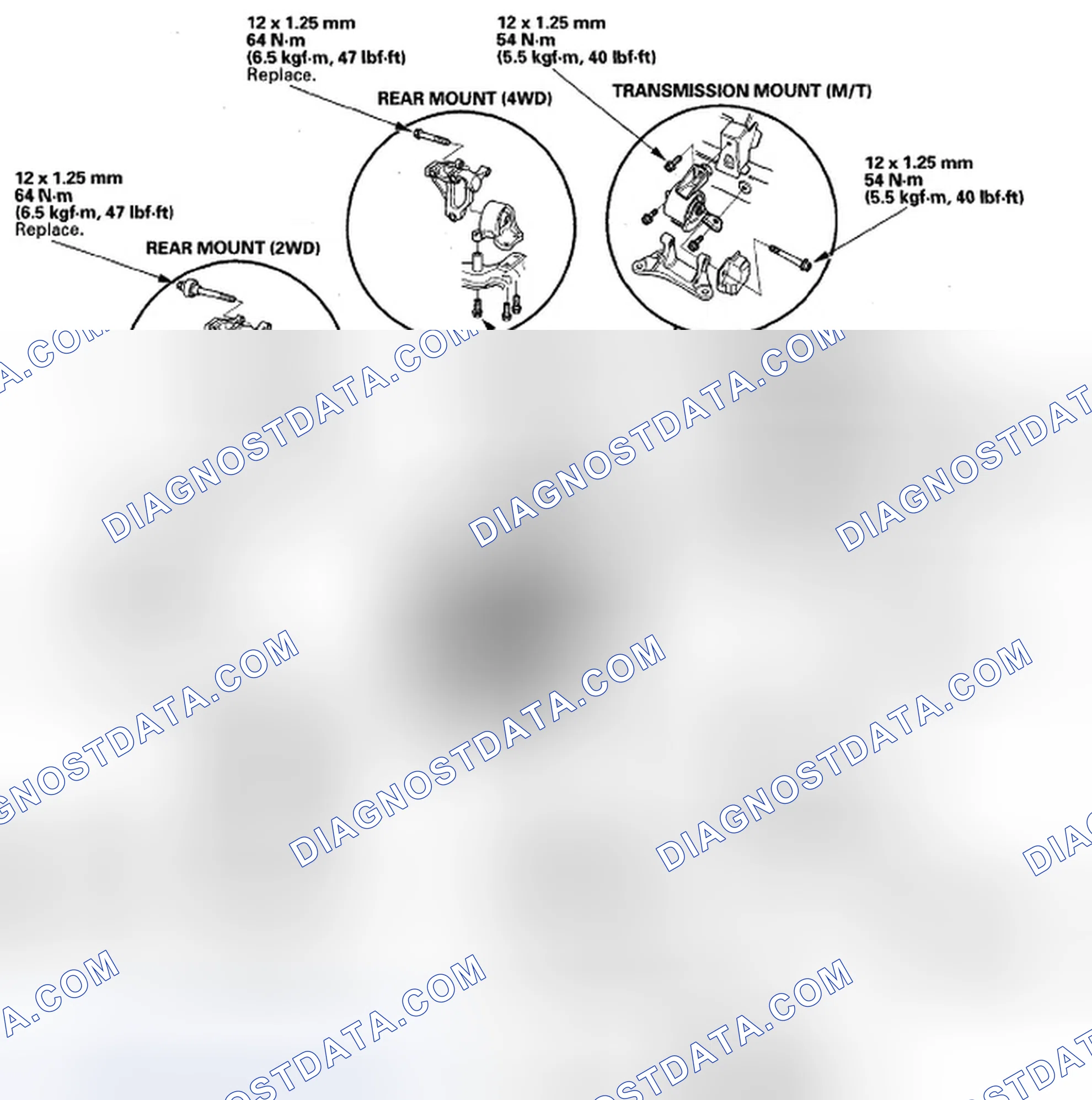 Scheme 194: Engine Mount Replacement