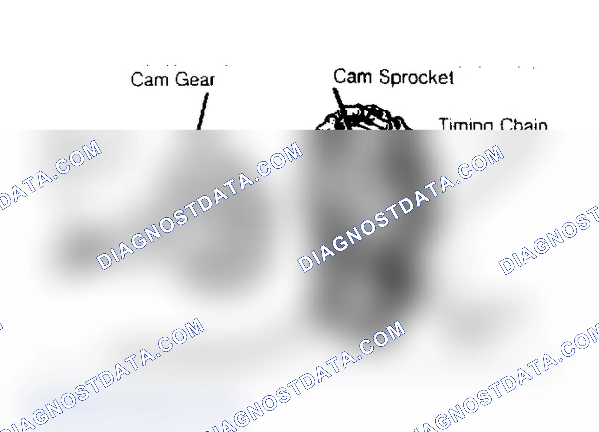 Scheme 15: Timing Chain Sprocket Alignment