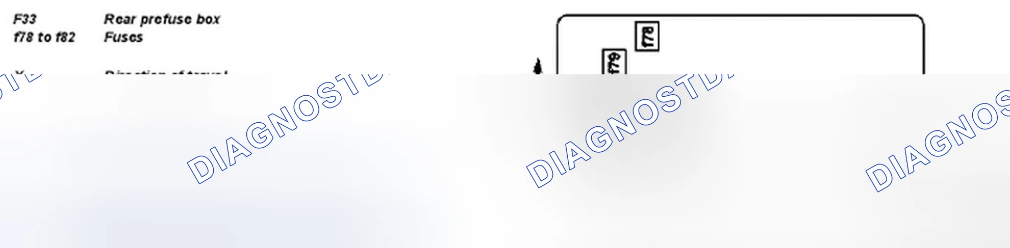 Fig. 30: Identifying Fuse Assignment Of Rear Prefuse Box - Rear
