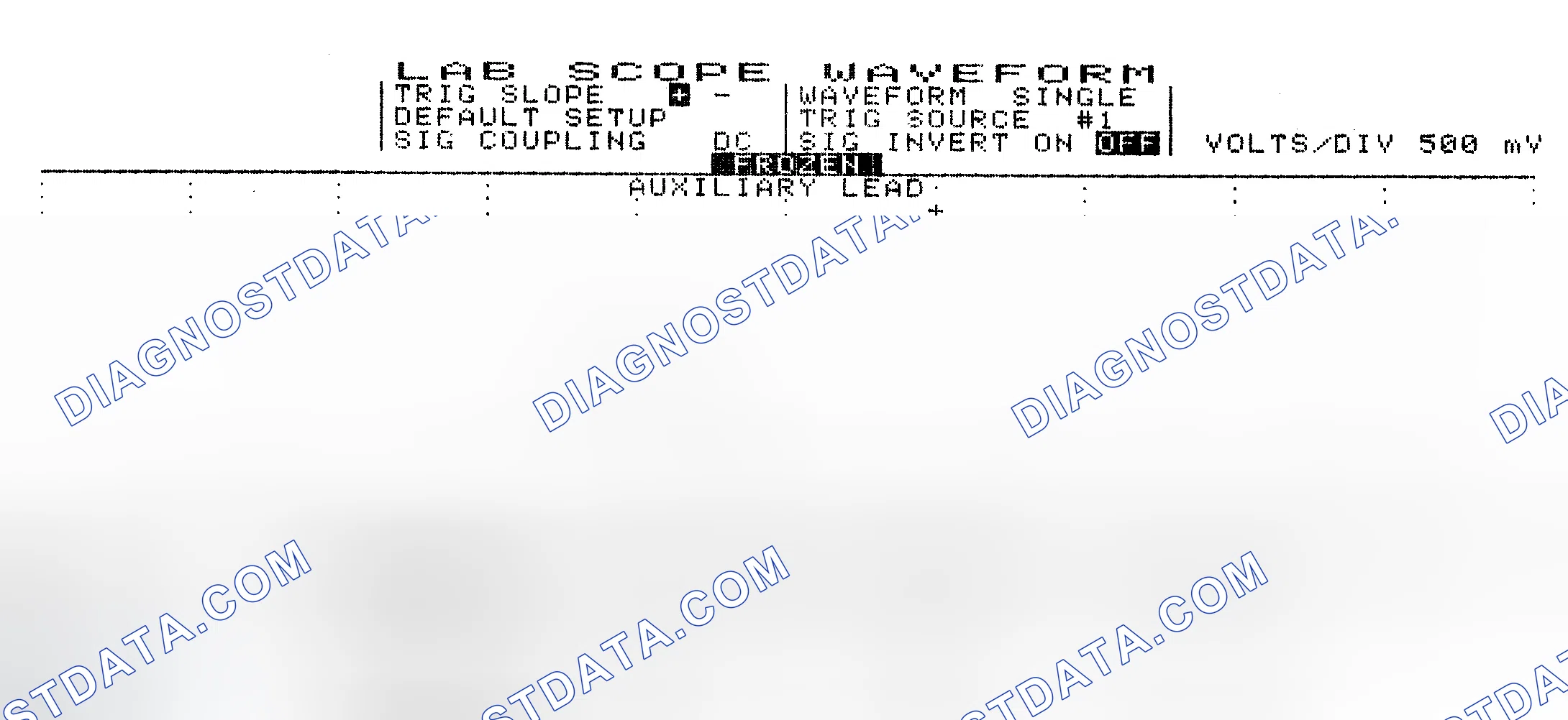 Scheme 10: Single Injector w/Excessive Current Flow - Current Pattern