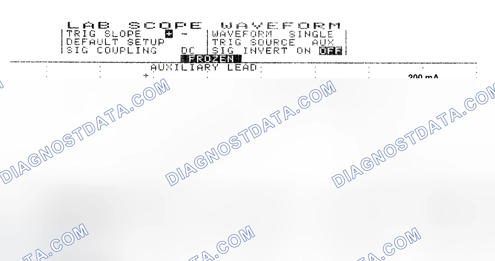 Scheme 13: Single Injector w/Normal Current Flow - Current Pattern