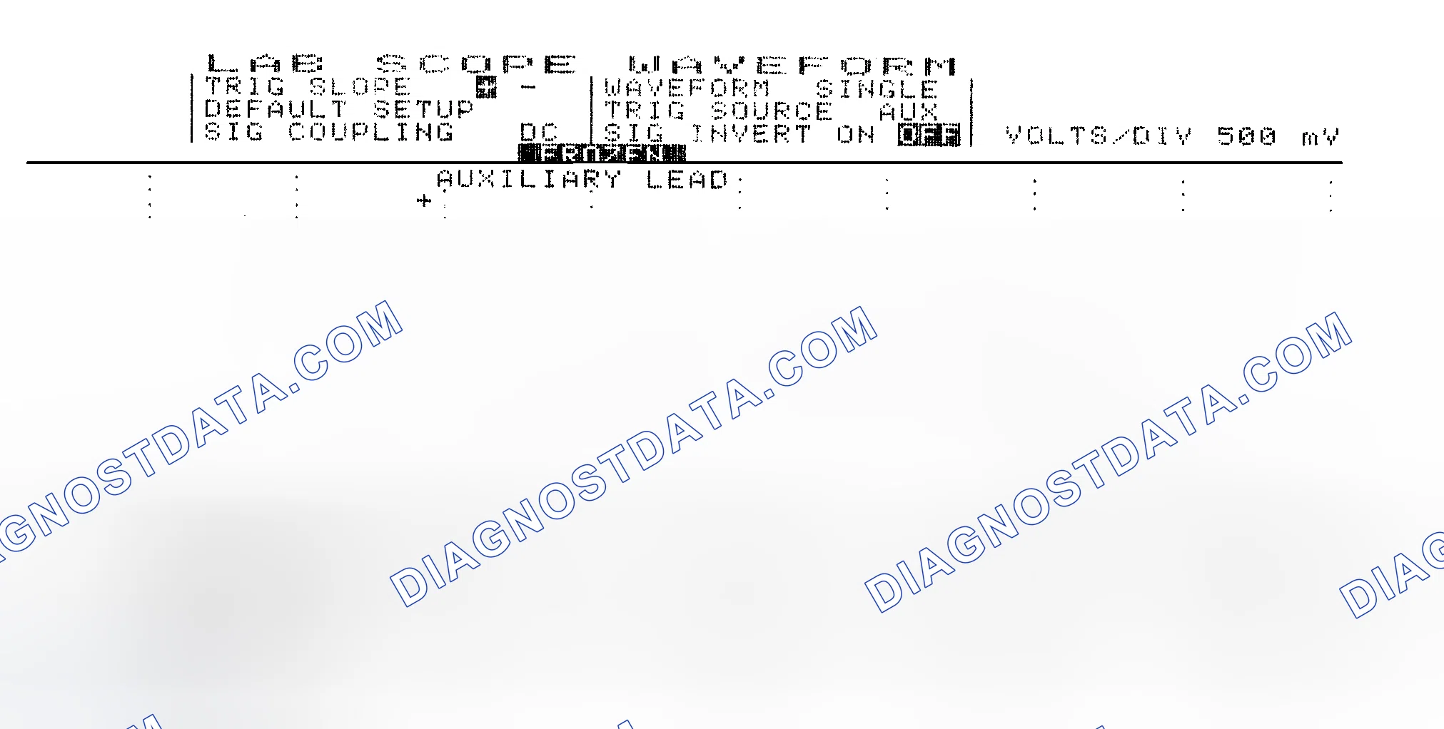 Scheme 14: Single Injector w/Excessive Current Flow - Current Pattern