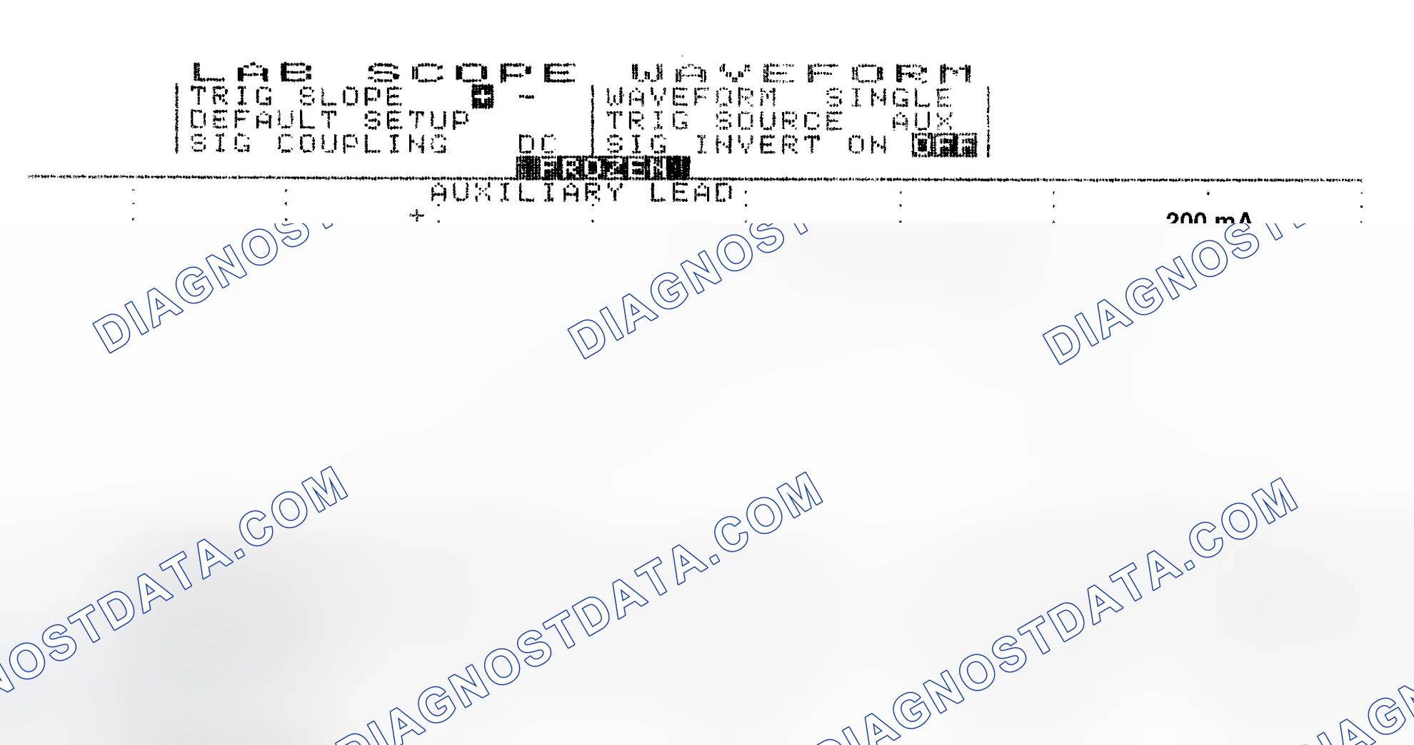 Scheme 13: Single Injector w/Normal Current Flow - Current Pattern
