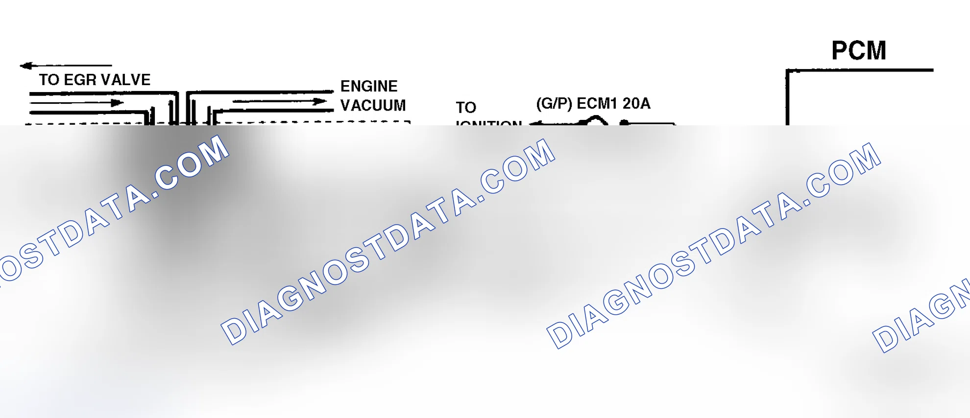 Scheme 309: Code 32 Schematic ("C", "G", "K" & "P" Series A/T) EGR Circuit Error With EVRV Solenoid