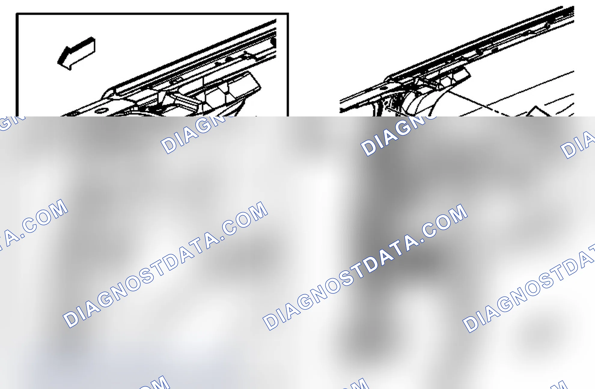 Scheme 112: Body Lock Pillar Garnish Molding Replacement (Extended Wheelbase)