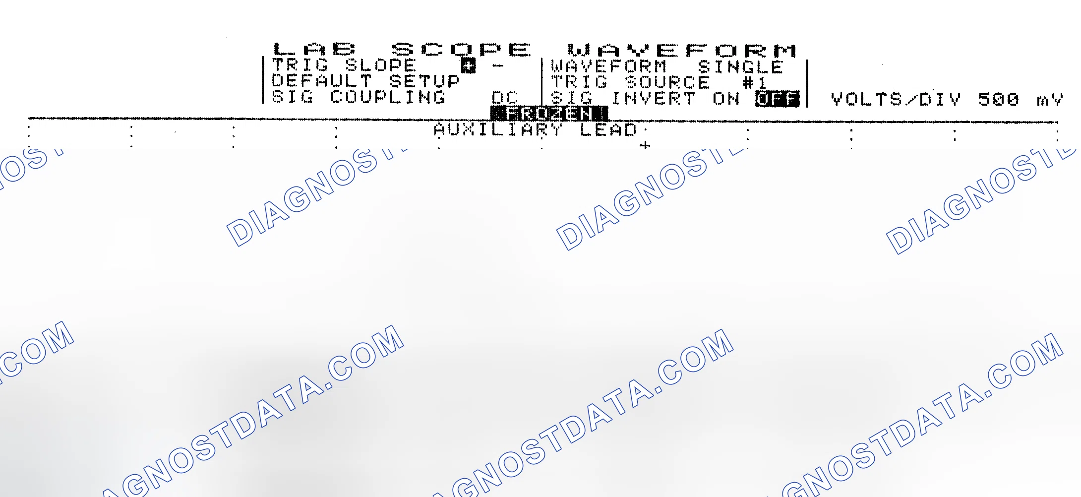Scheme 10: Single Injector w/Excessive Current Flow - Current Pattern
