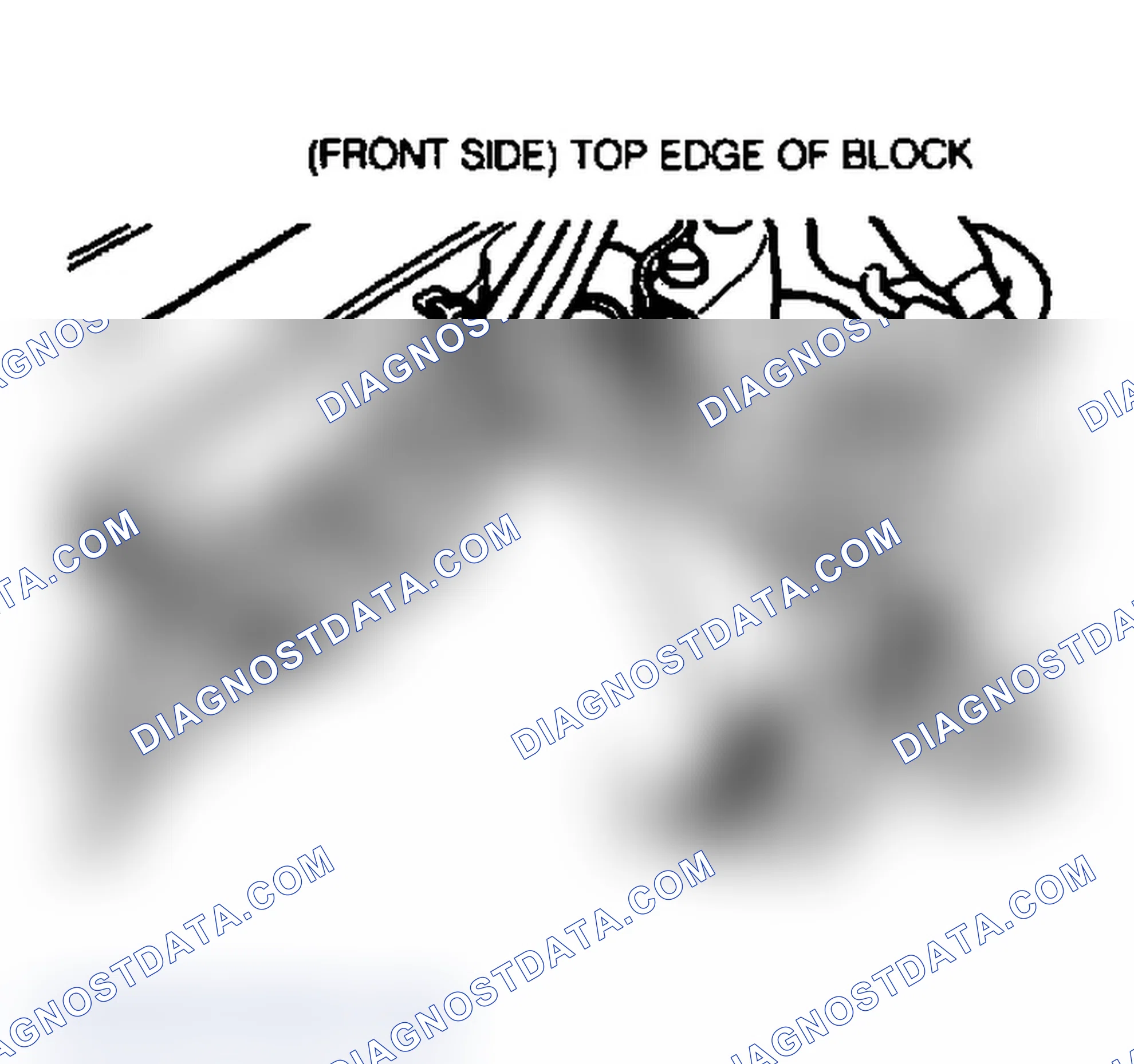 Scheme 4: Engine Code Location (Colt Vista, Galant, Pickup & Ram-50 2.0L)
