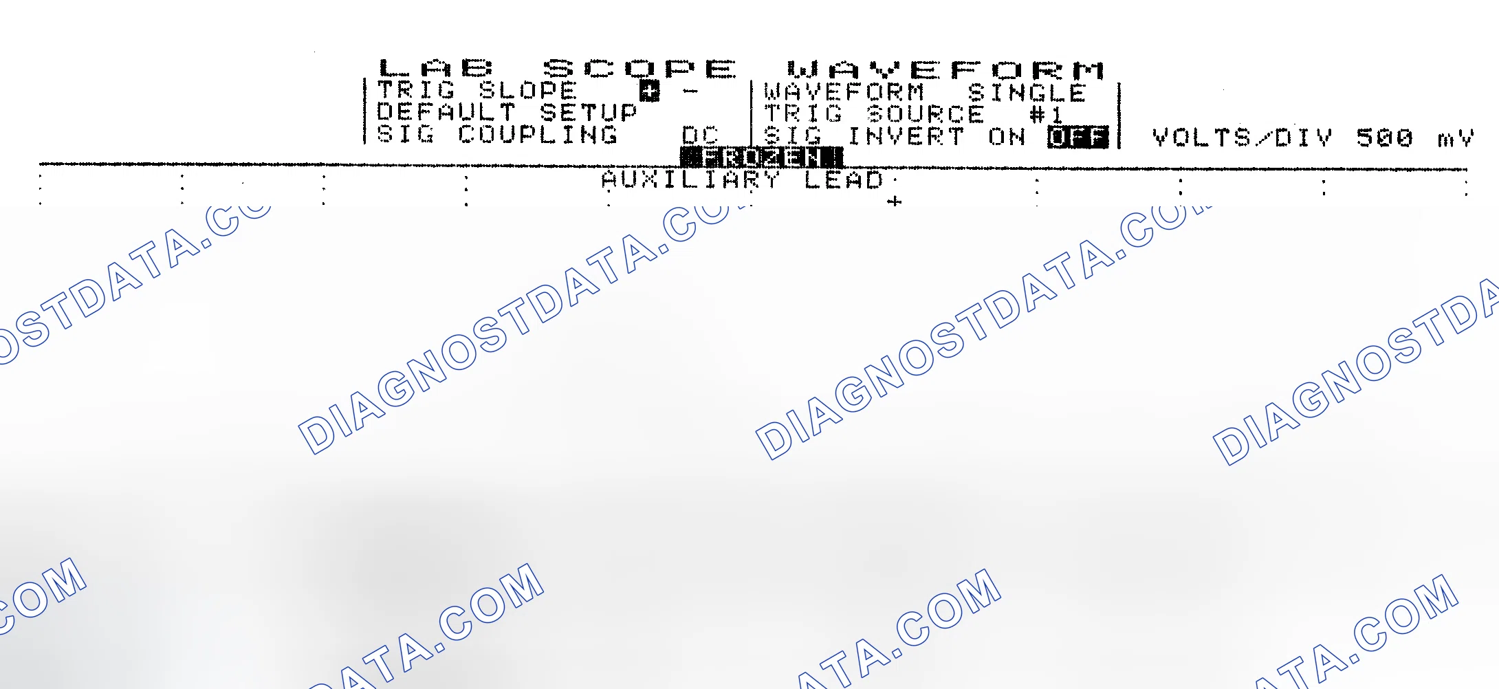 Scheme 10: Single Injector w/Excessive Current Flow - Current Pattern