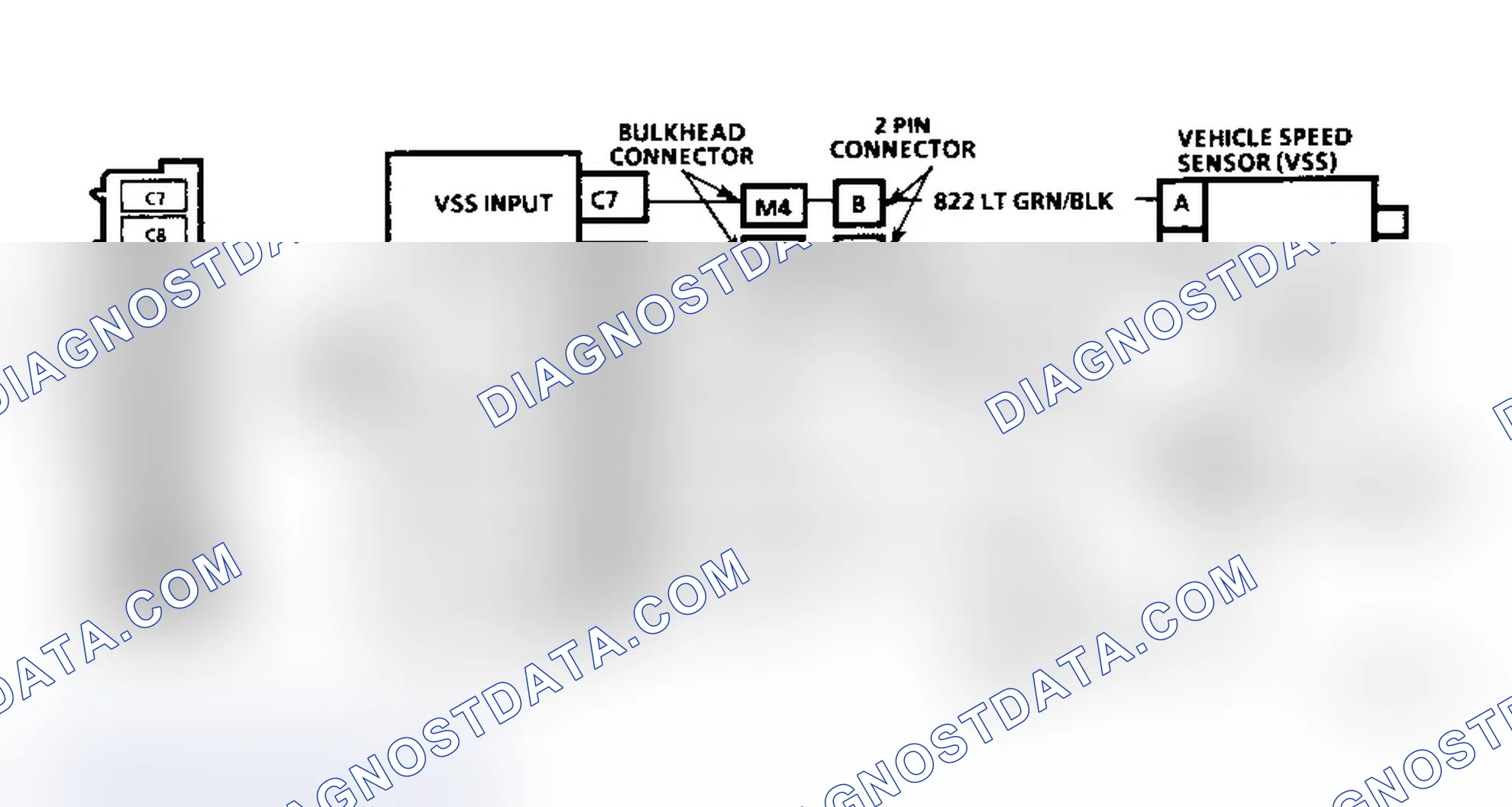 Scheme 279: CODE 24, VEHICLE SPEED SENSOR - 1992 6.2L DIESEL