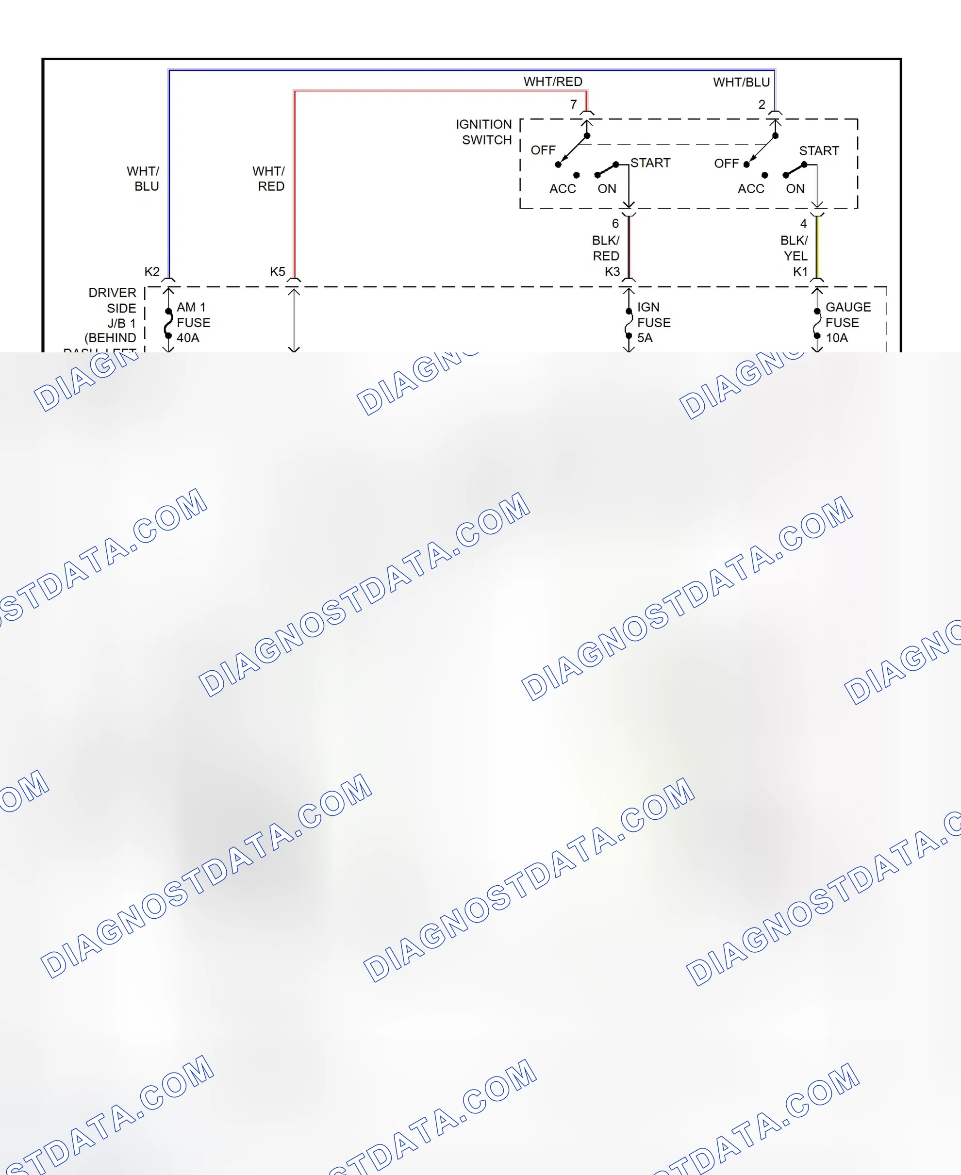 Scheme 12: Charging System Wiring Diagram (Sienna)